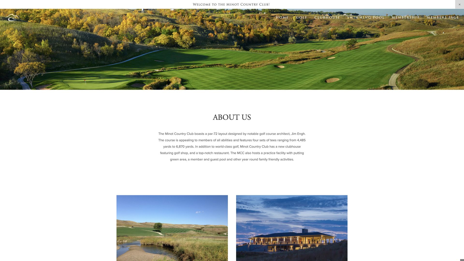 Golf Course Company Minot Country Club