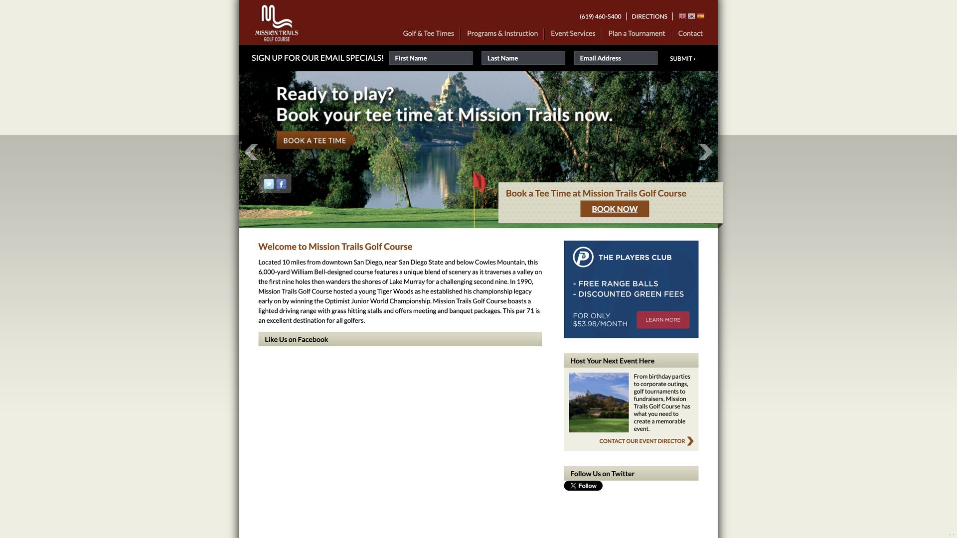 Golf Course Company Mission Trails Golf Course