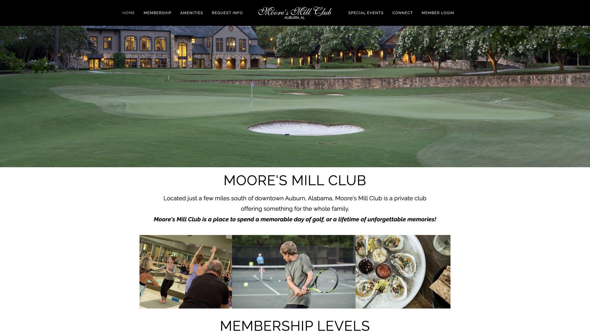 Golf Course Company Moore's Mill Club