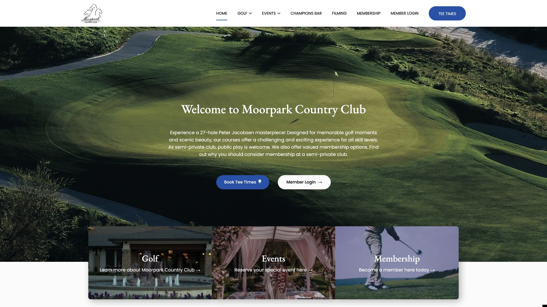 Golf Course Company Moorpark Country Club