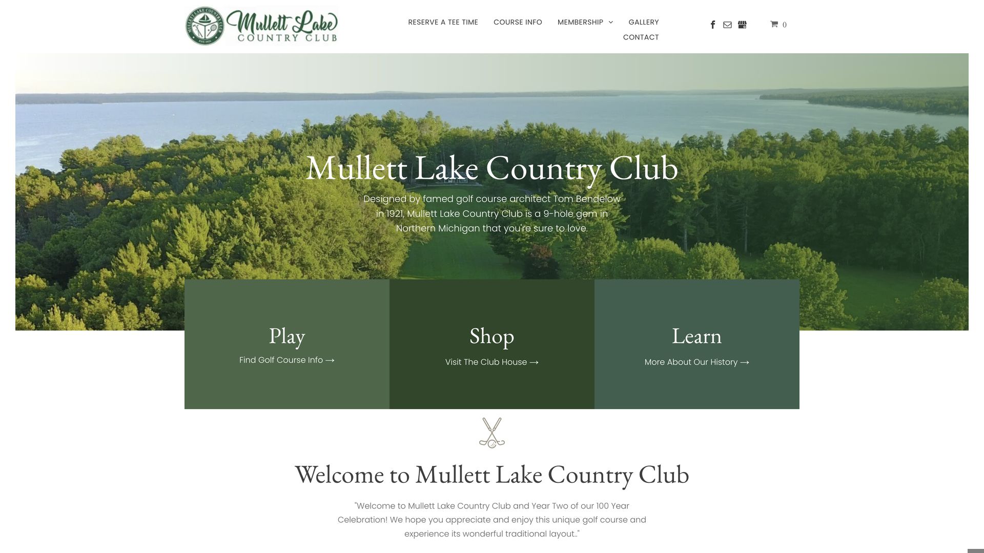 Golf Course Company Mullett Lake Country Club