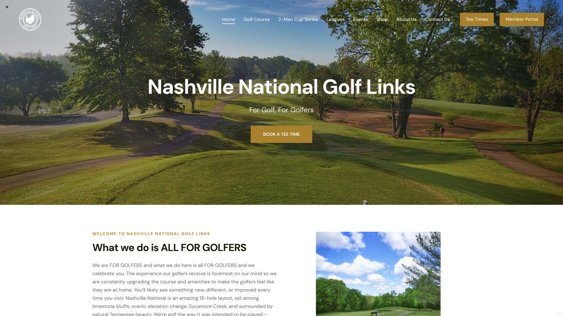 Golf Course Company Nashville National Golf Links