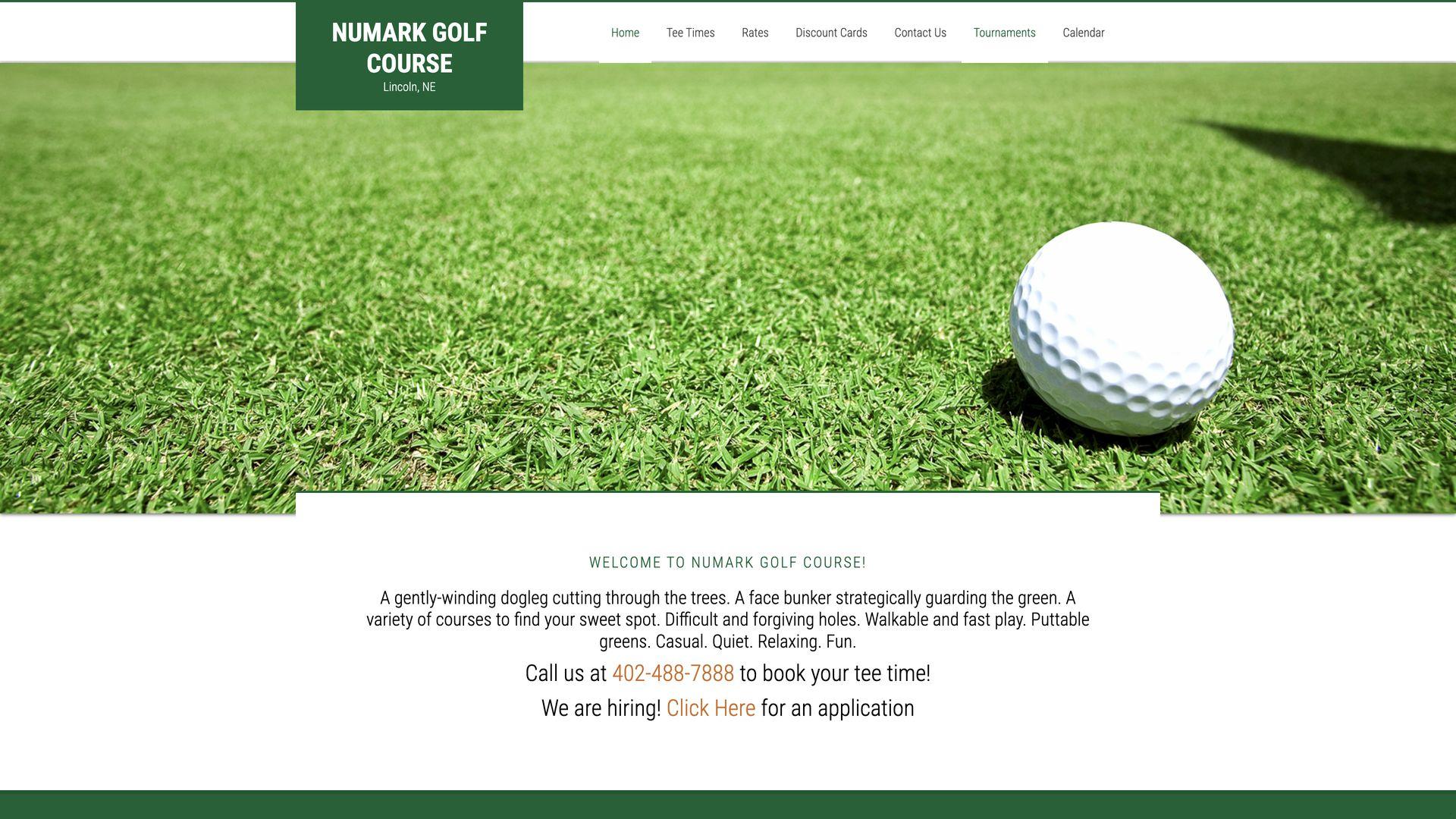 Golf Course Company NuMark Golf Course