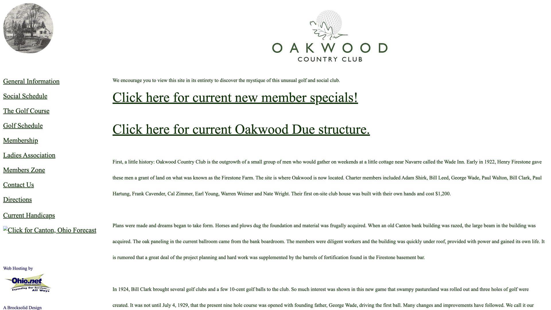 Golf Course Company Oakwood Country Club