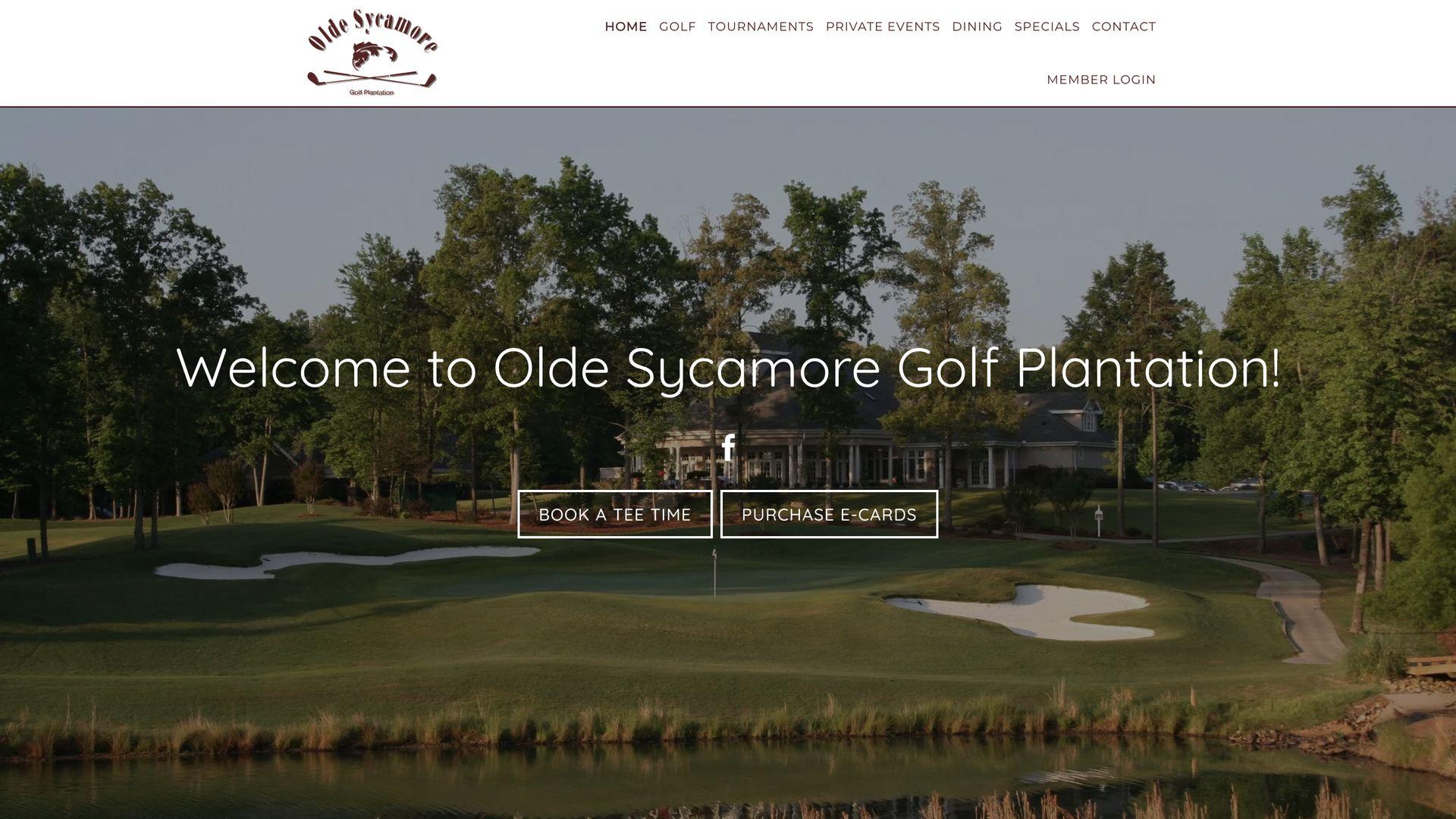 Golf Course Company Olde Sycamore Golf Plantation