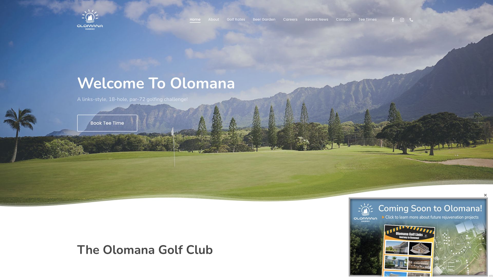 Golf Course Company Olomana Golf Club