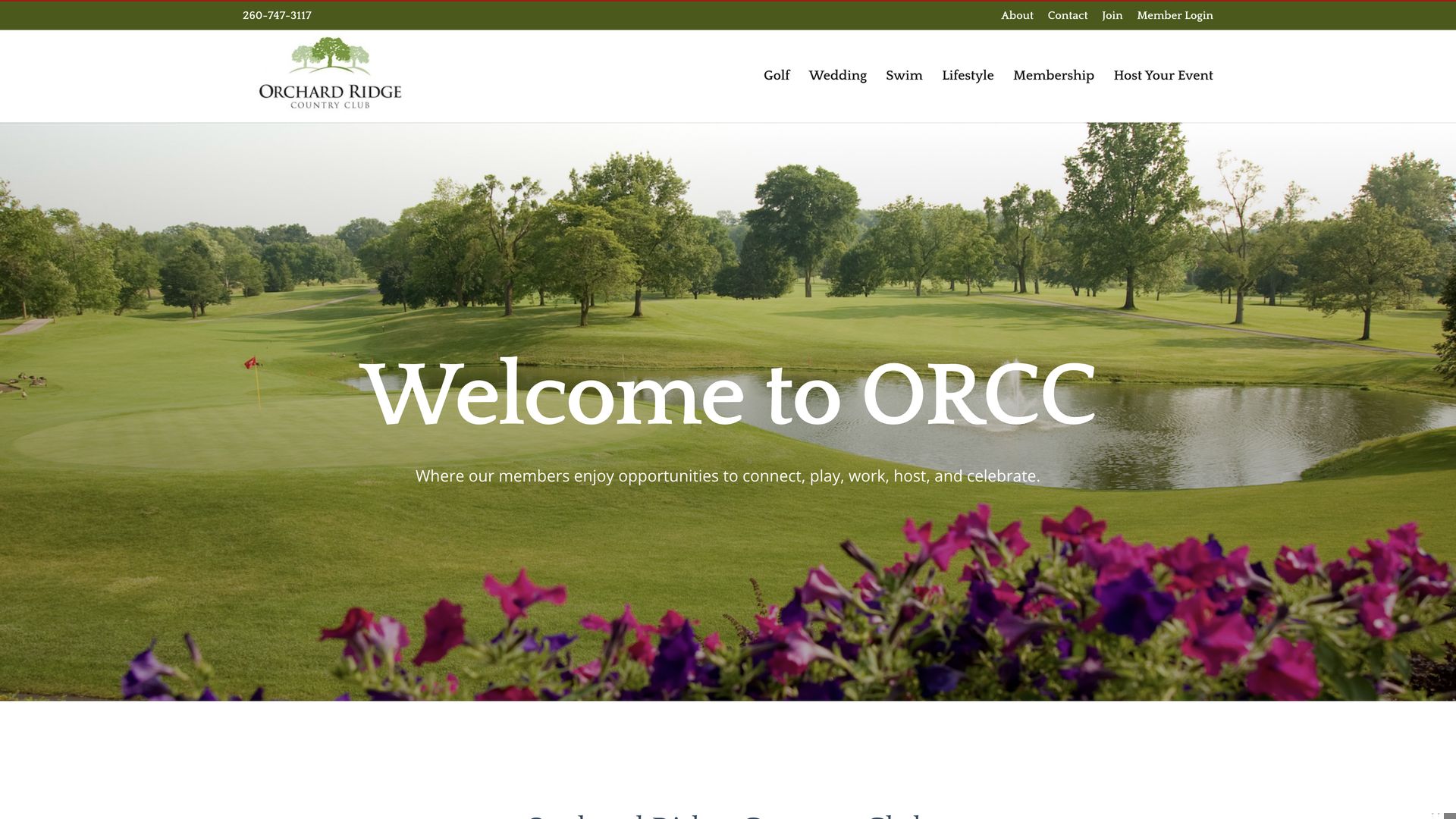 Golf Course Company Orchard Ridge Country Club