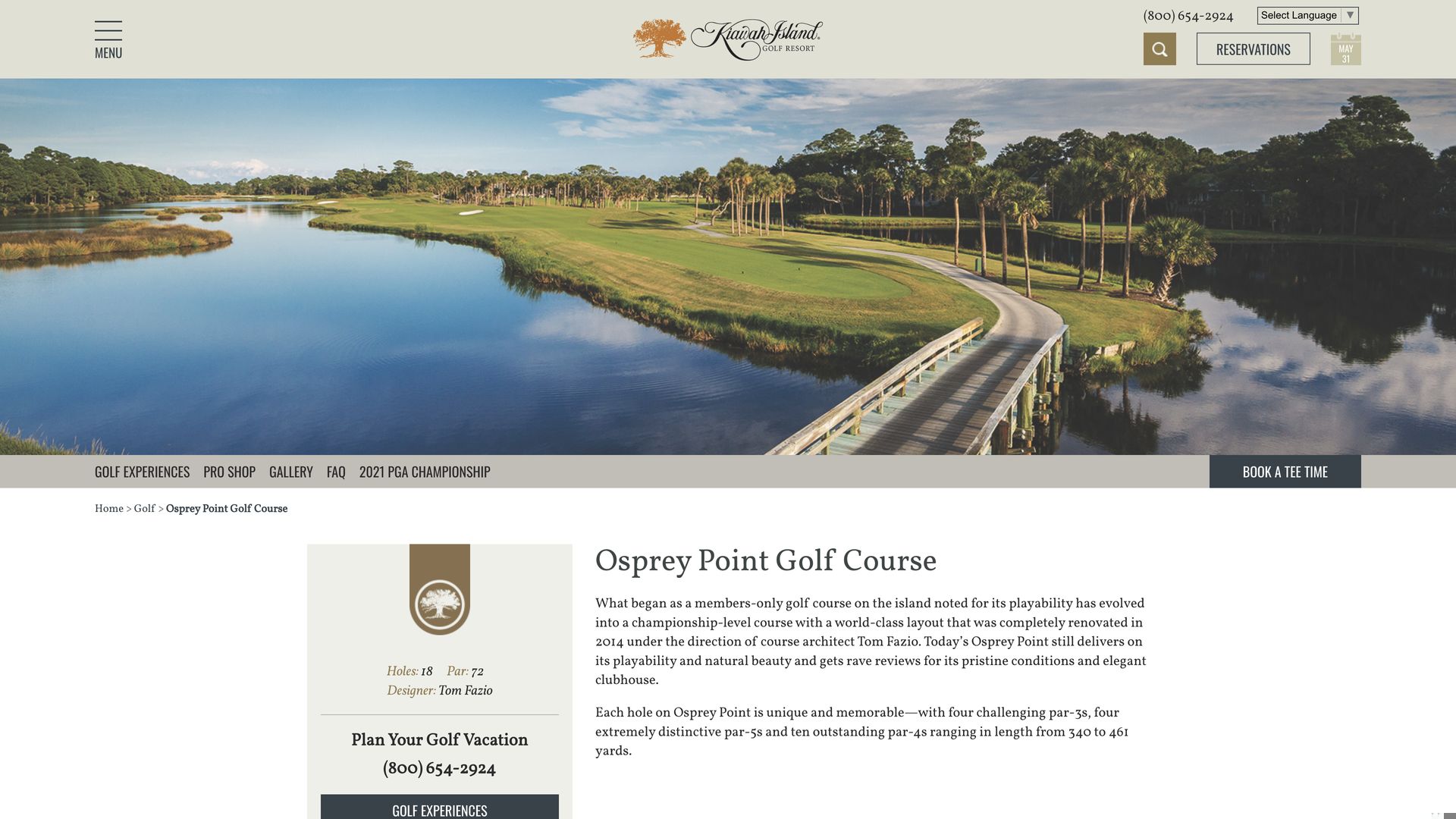 Golf Course Company Osprey Point Golf Course