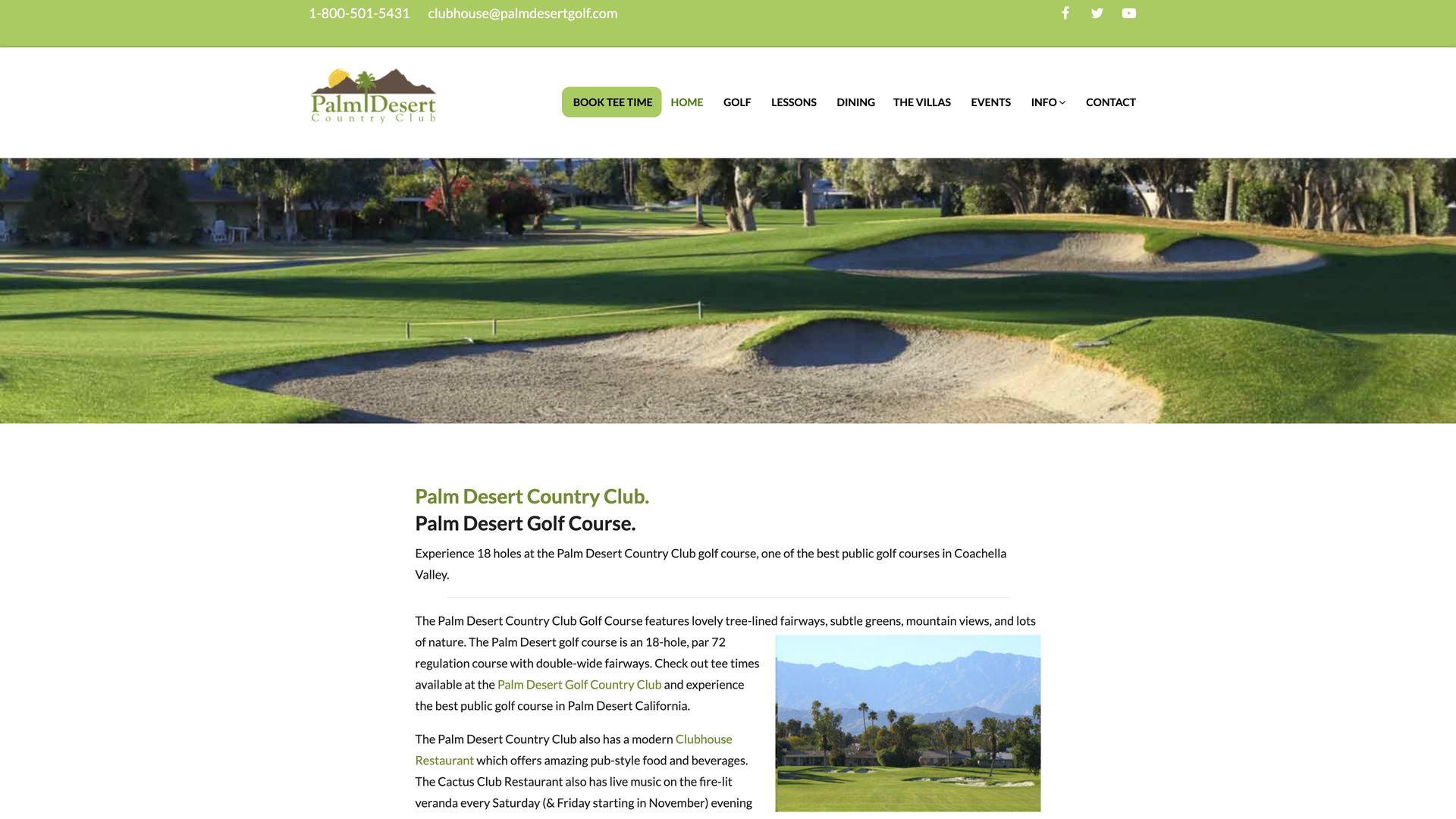 Golf Course Company Palm Desert Country Club