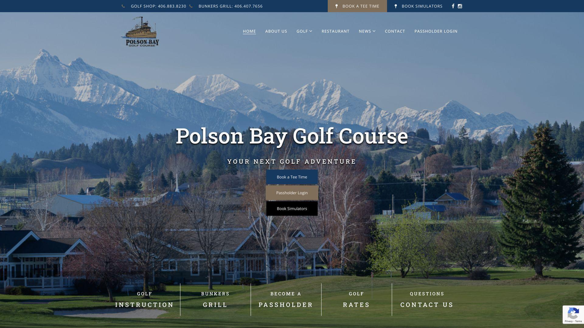 Golf Course Company Polson Bay Golf Course