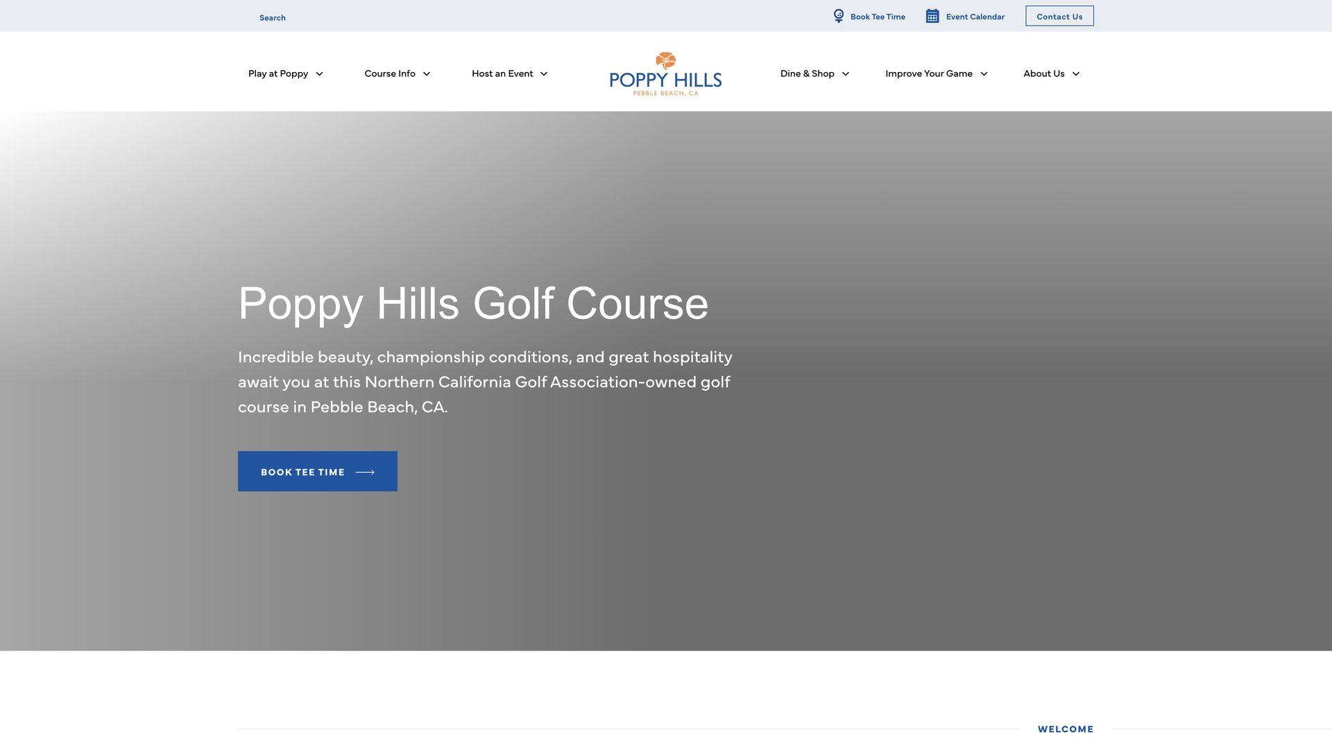 Golf Course Company Poppy Hills Golf Course