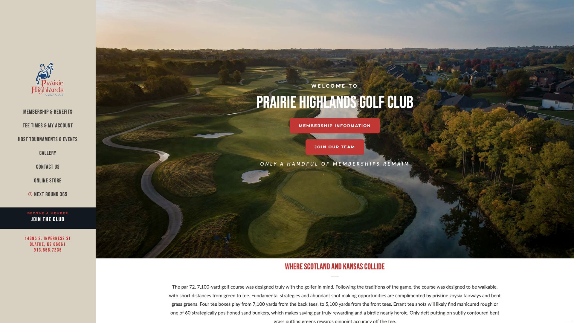 Golf Course Company Prairie Highlands Golf Course