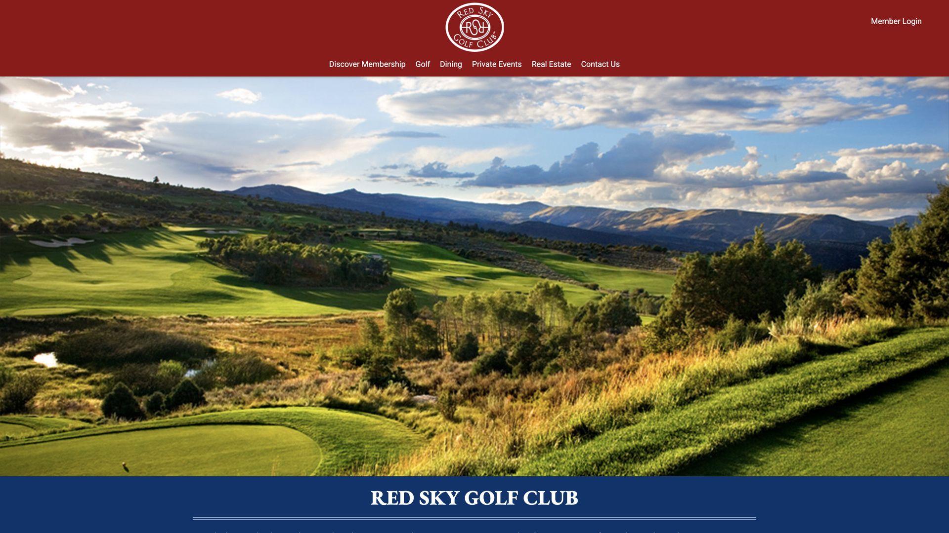 Golf Course Company Red Sky Golf Club