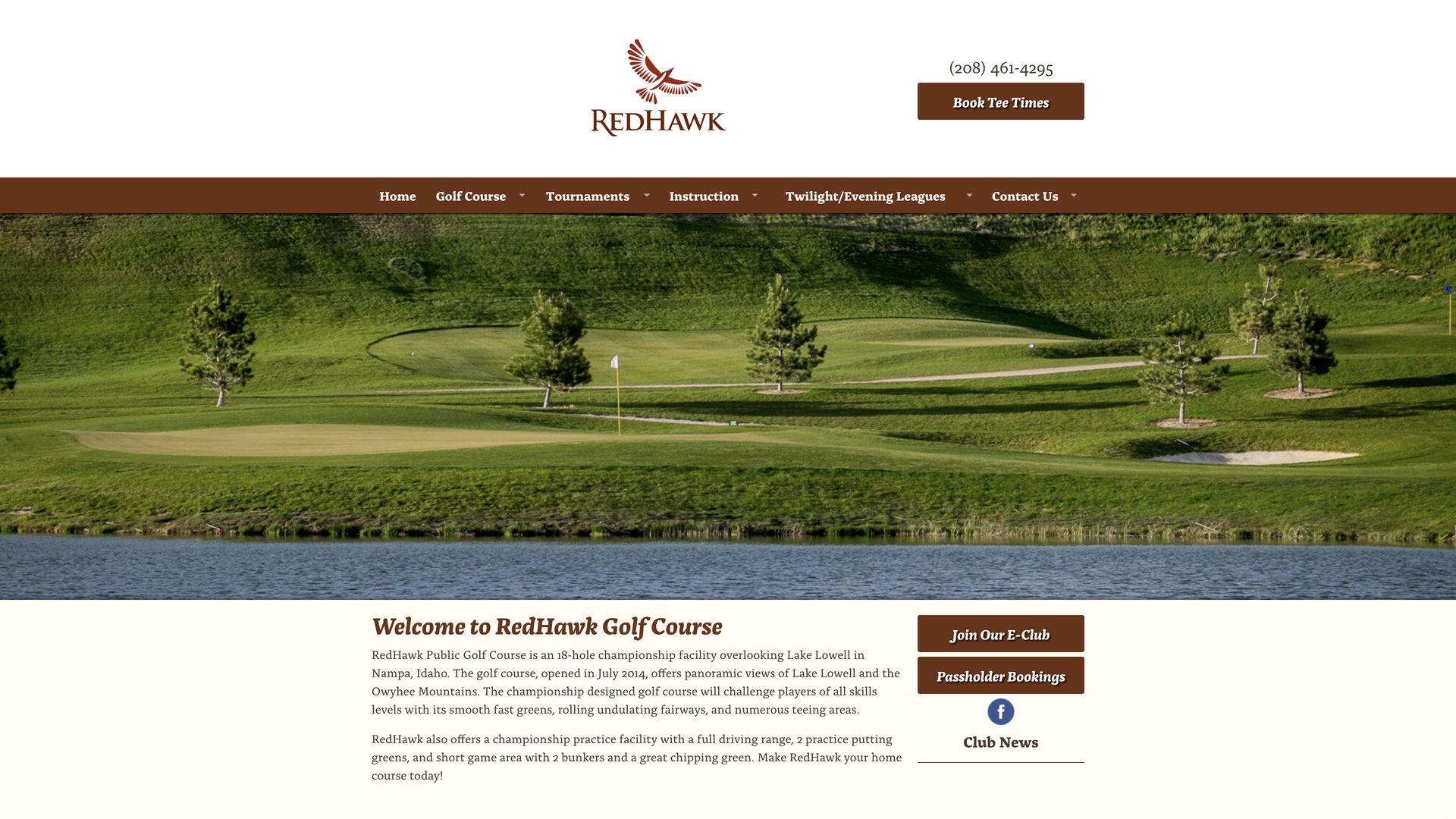 Golf Course Company RedHawk Public Golf Course