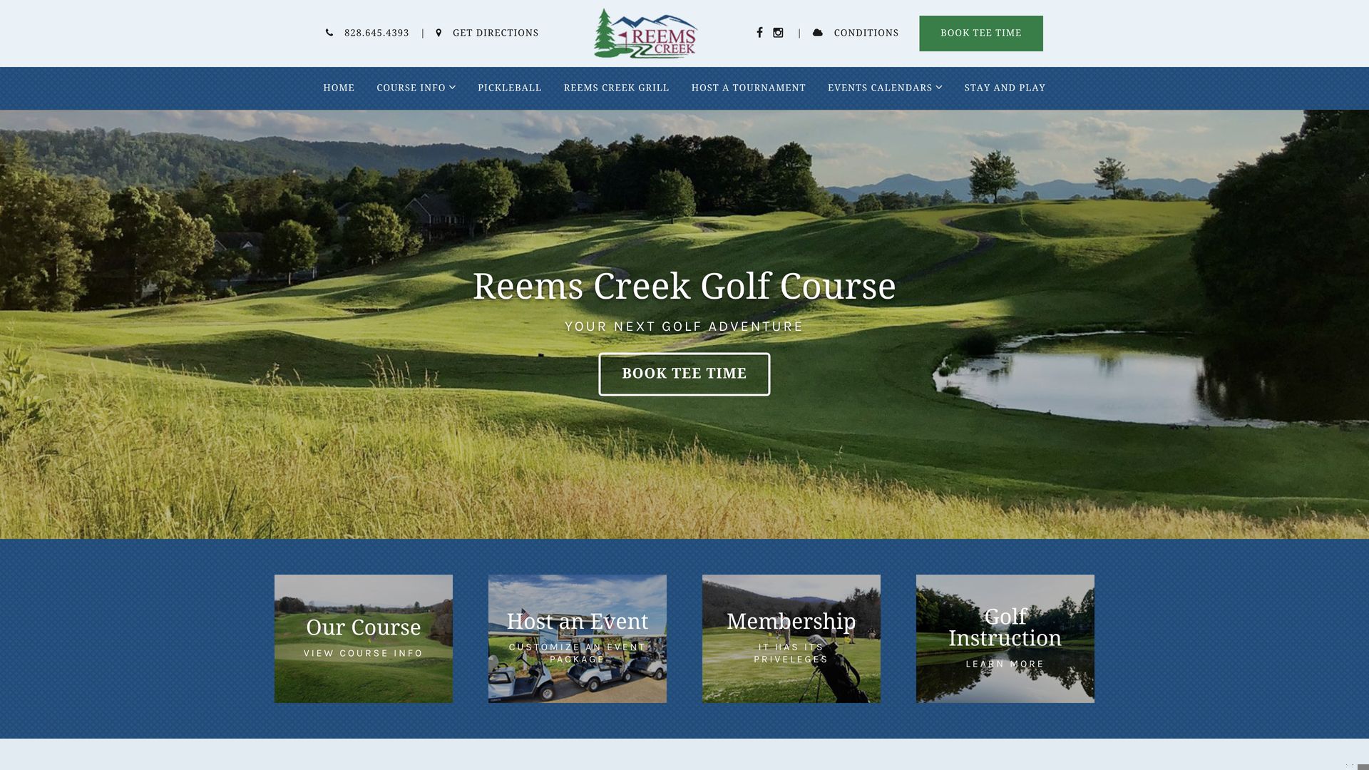 Golf Course Company Reems Creek Golf Club