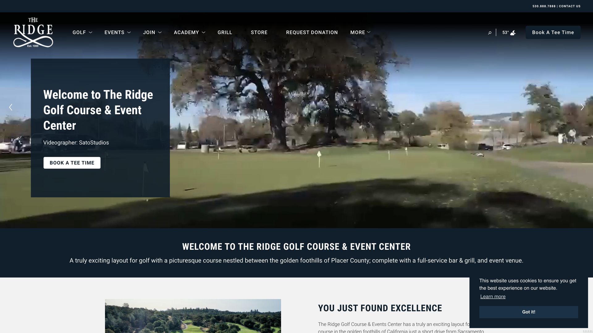 Golf Course Company Ridge Golf Course & Events Center