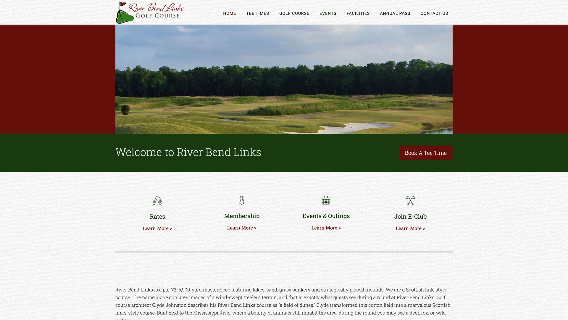 Golf Course Company River Bend Links