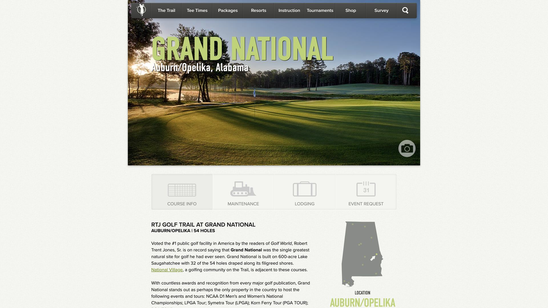 Golf Course Company RTJ Golf Trail at Grand National