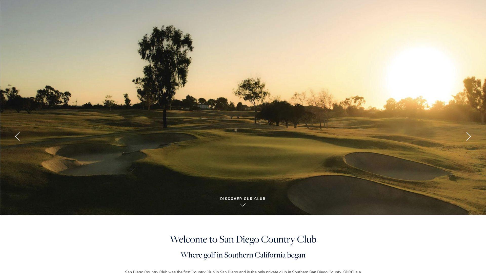 Golf Course Company San Diego Country Club