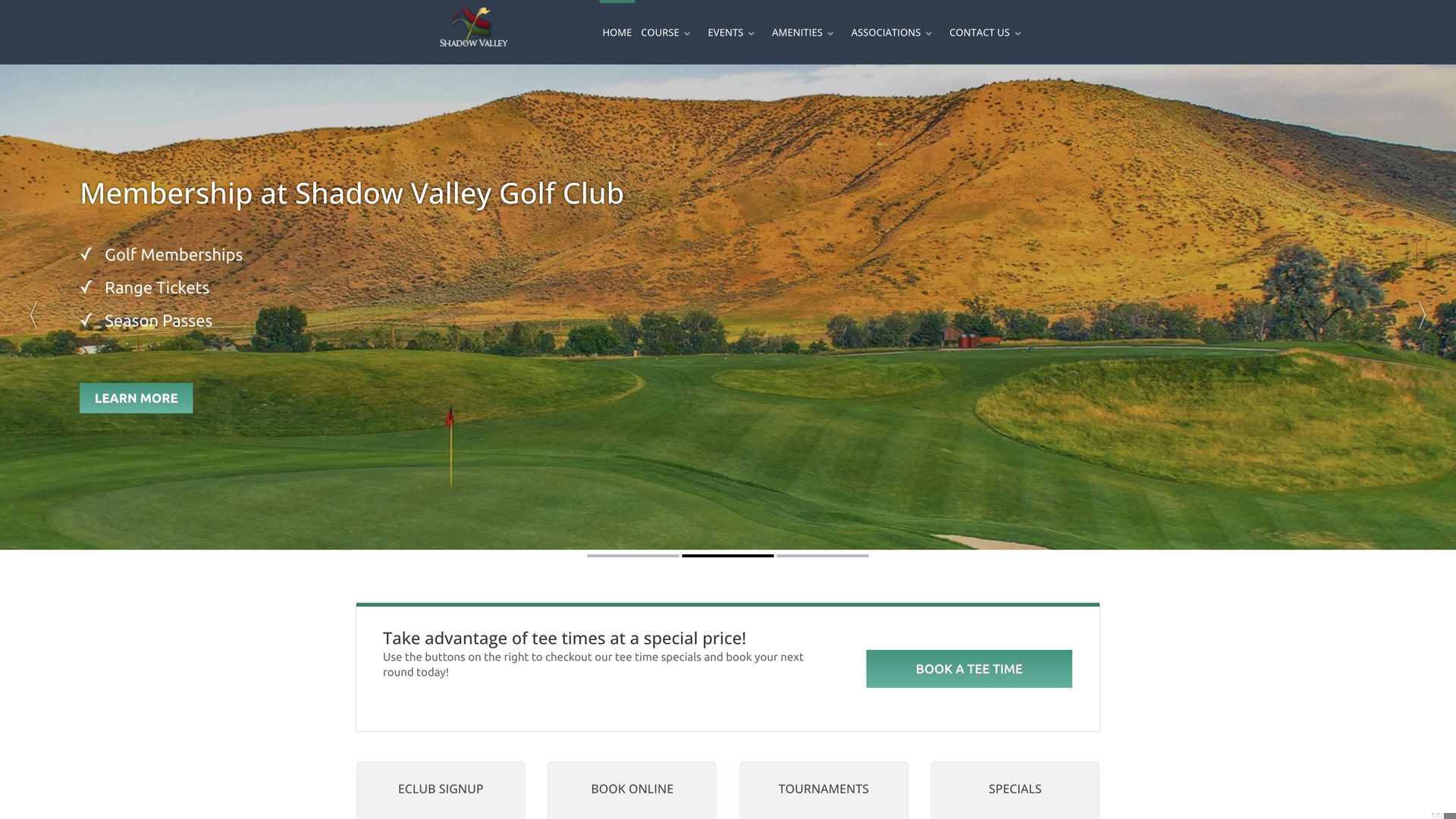 Golf Course Company Shadow Valley Golf Course