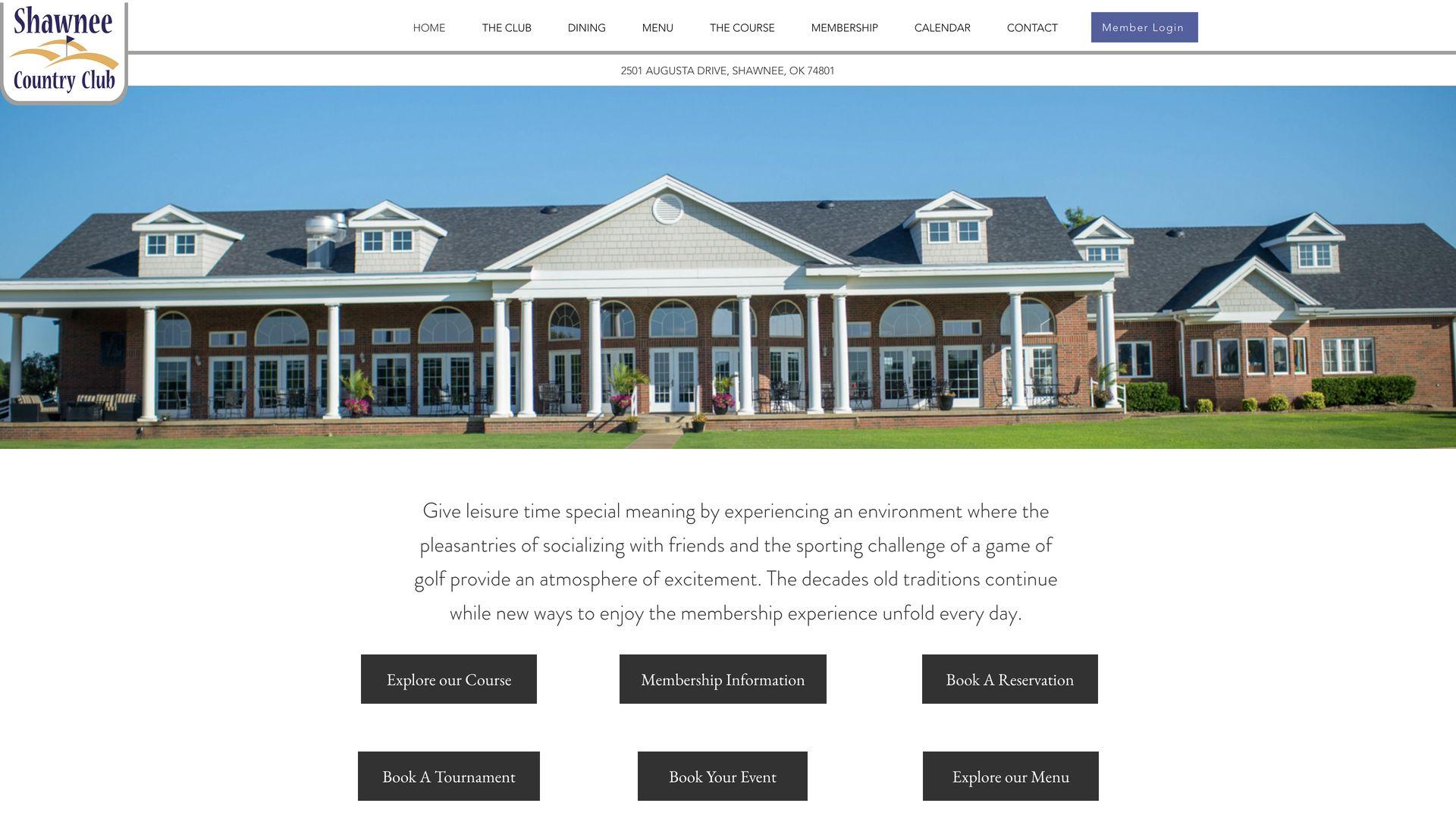 Golf Course Company Shawnee Country Club