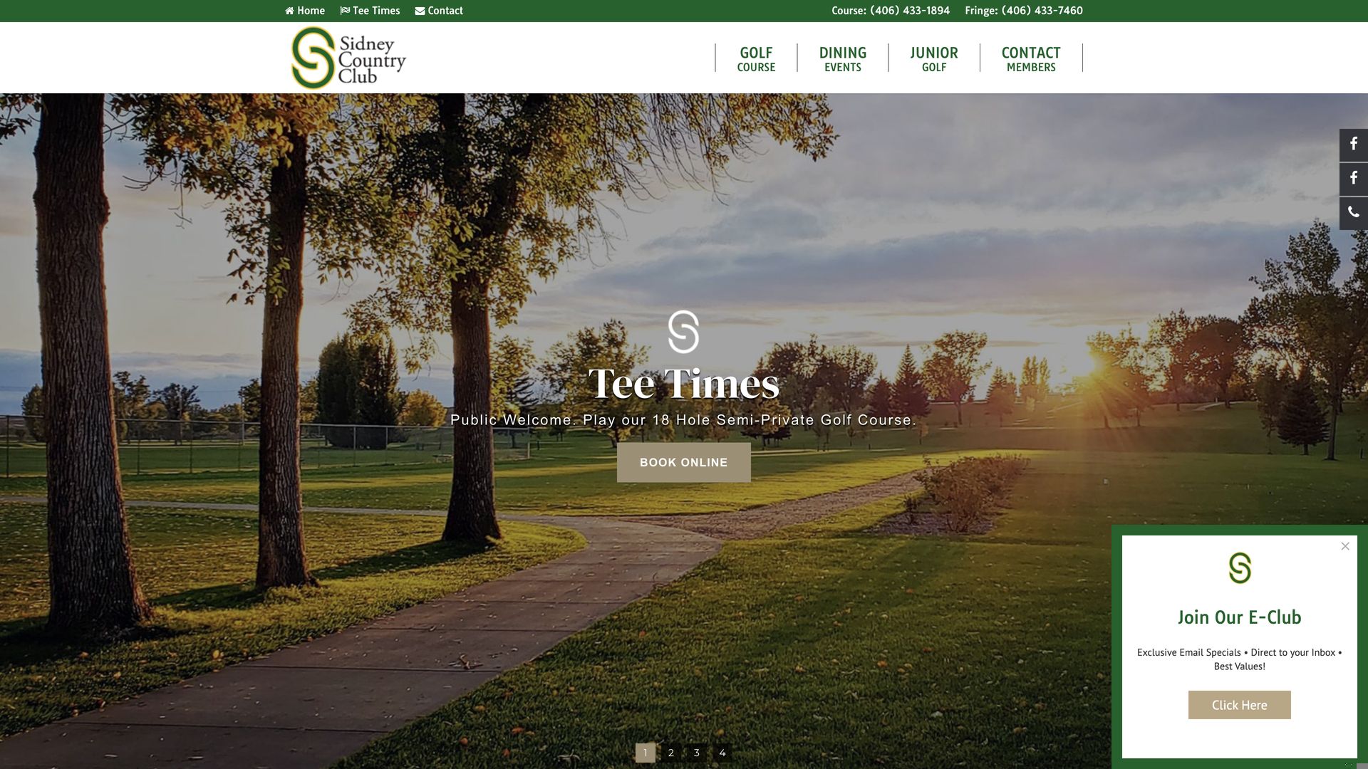 Golf Course Company Sidney Country Club