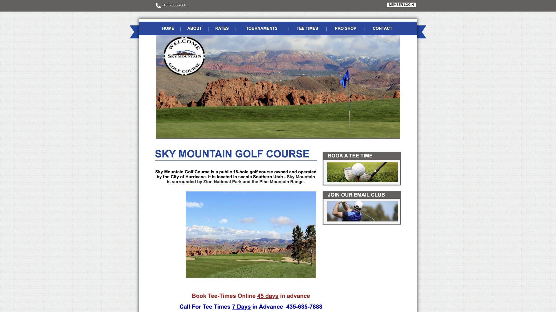 Golf Course Company Sky Mountain Golf Course