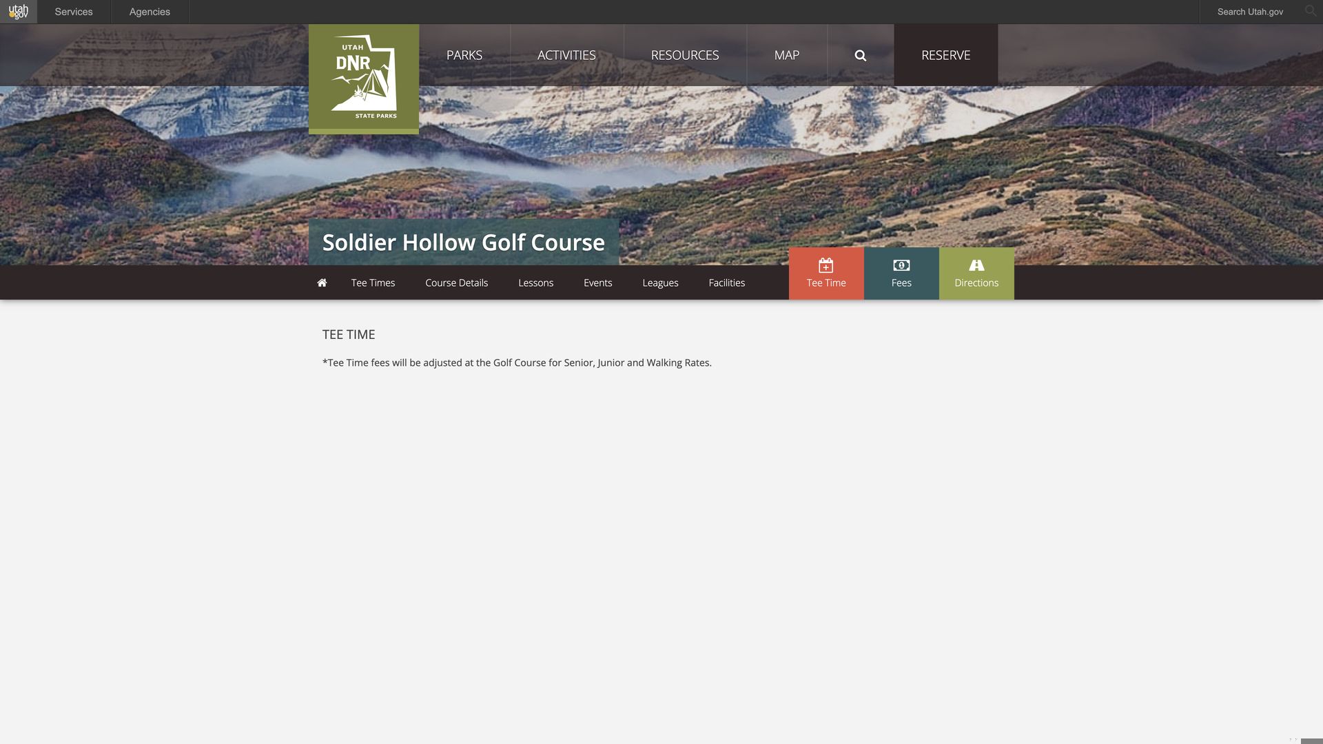 Golf Course Company Soldier Hollow Golf Course