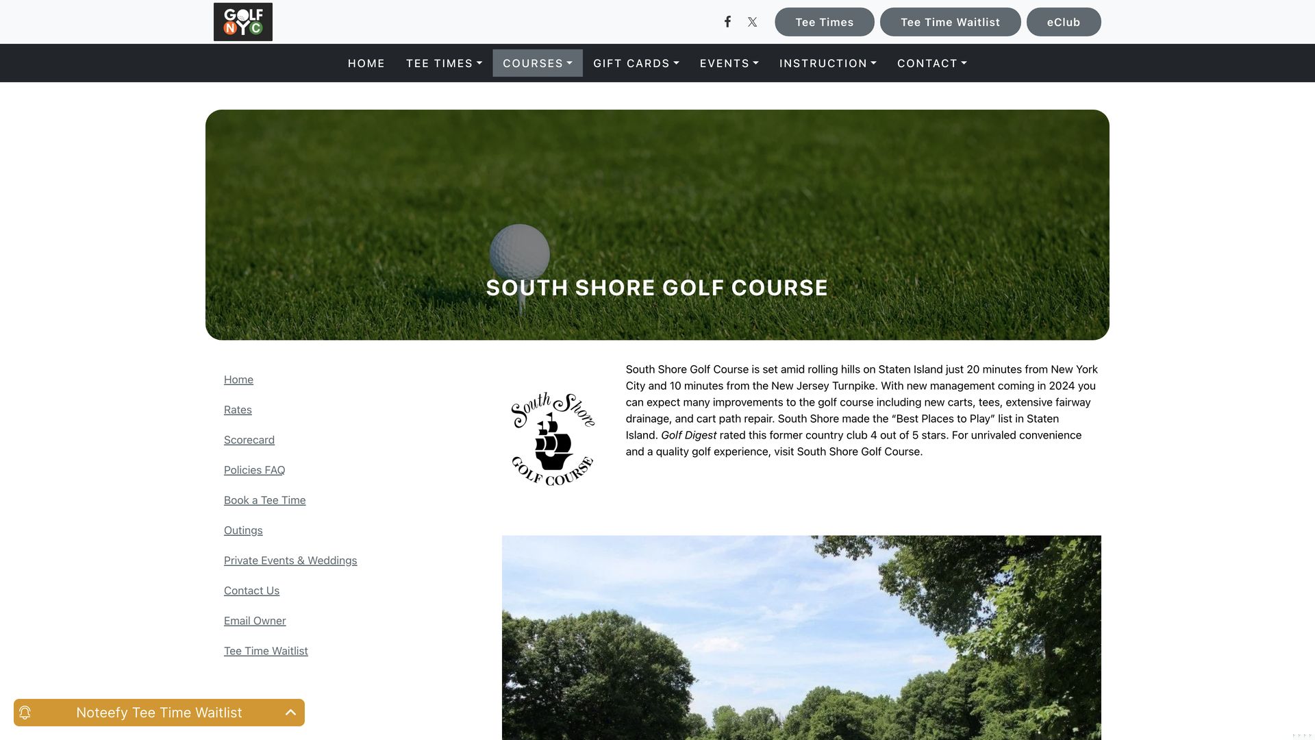 Golf Course Company South Shore Golf Course