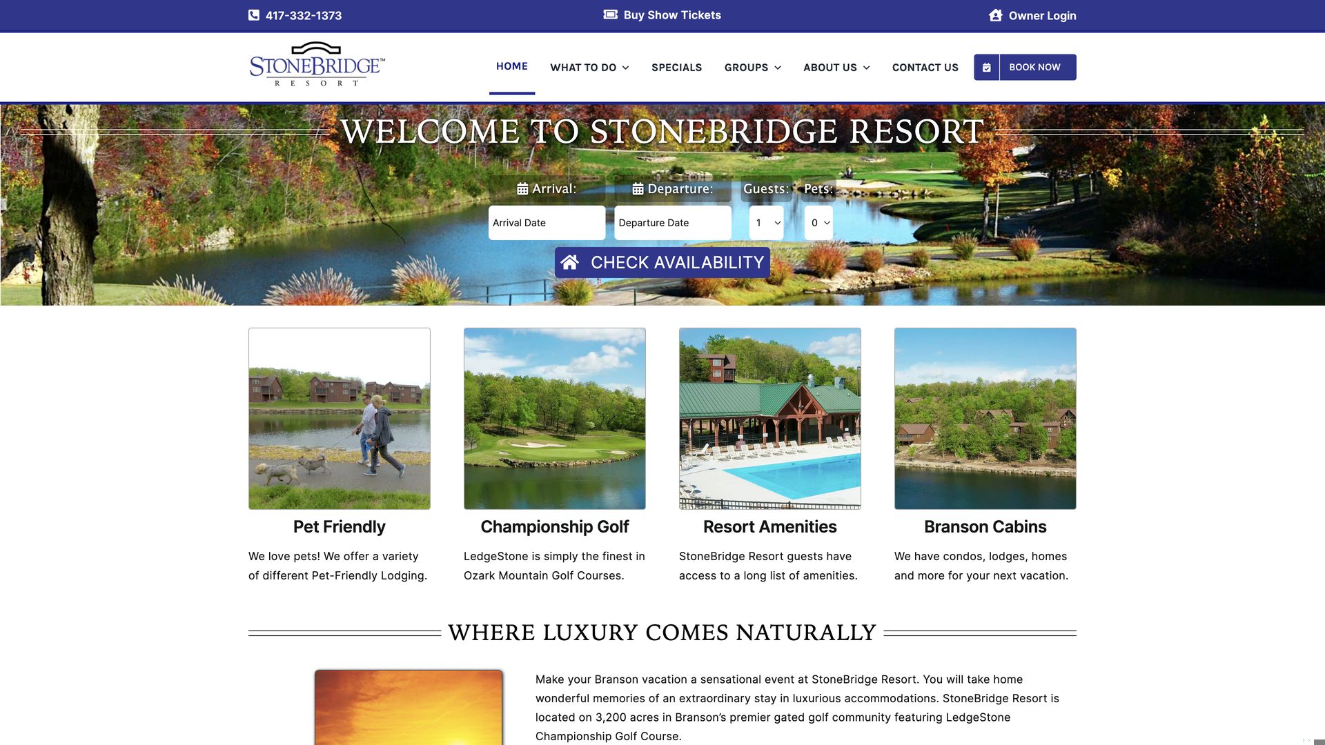 Golf Course Company StoneBridge Resort Branson