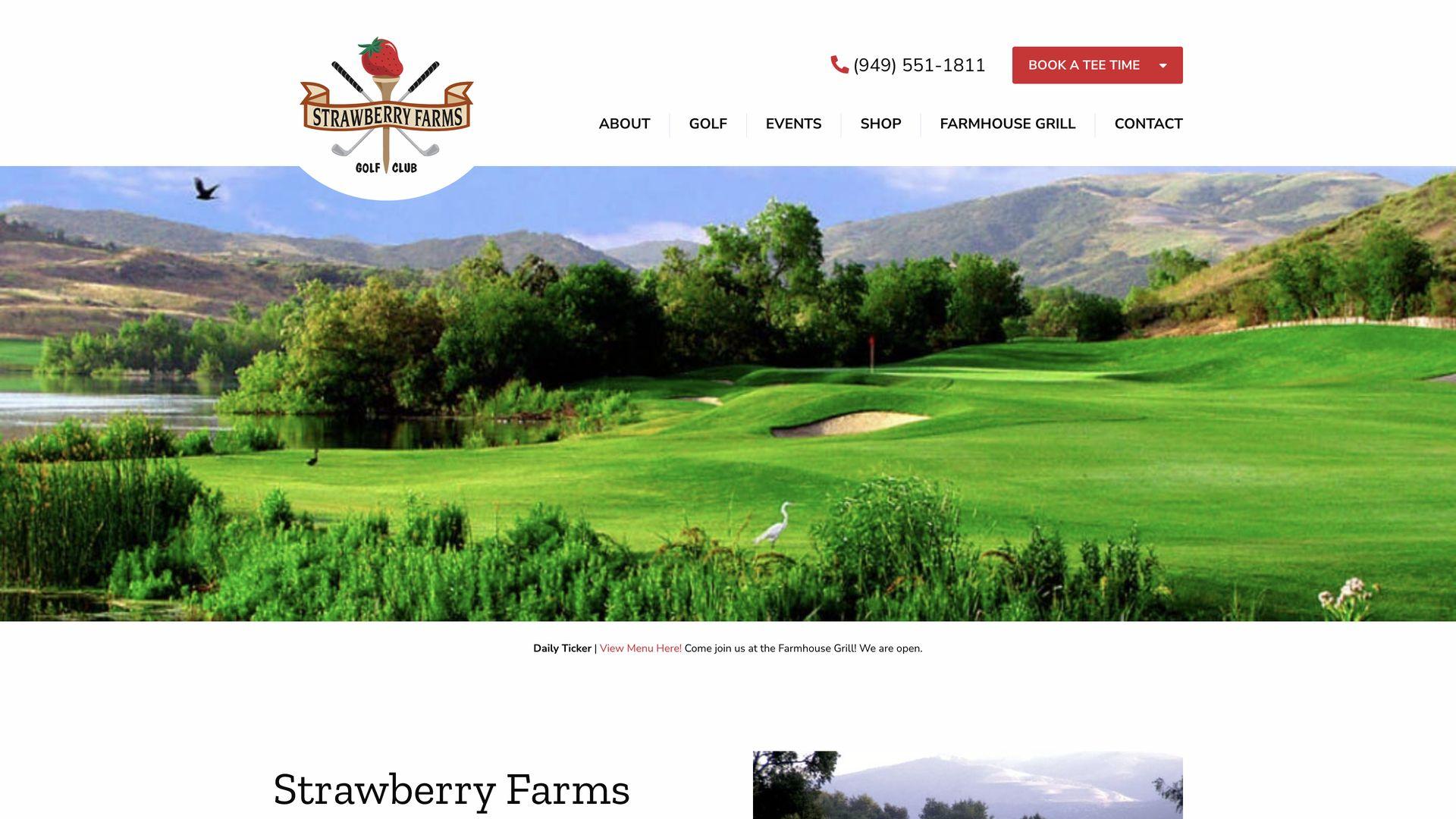 Golf Course Company Strawberry Farms Golf Club