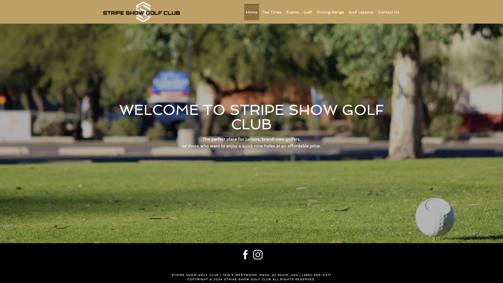 Golf Course Company Stripe Show Golf Club