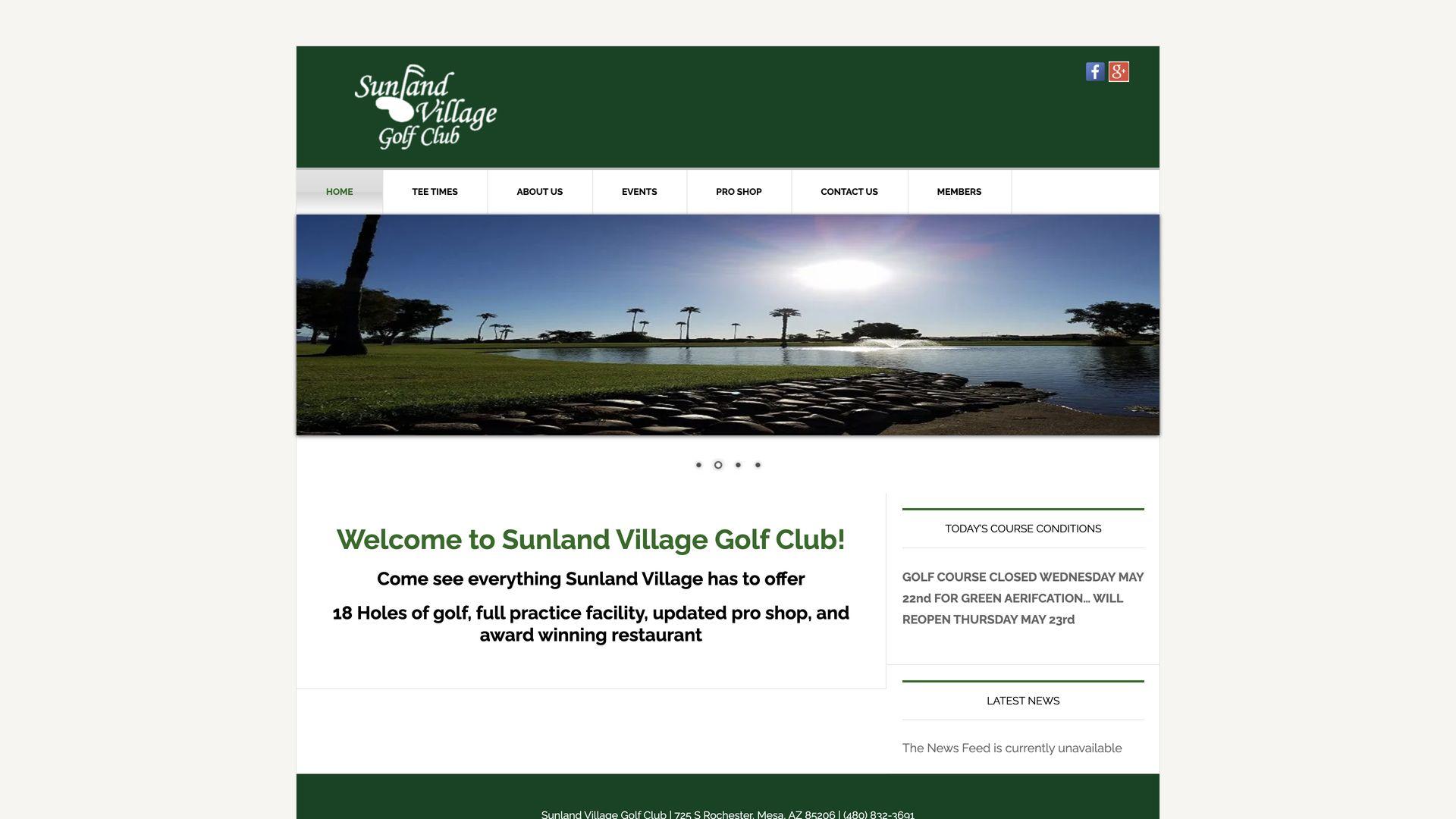 Golf Course Company Sunland Village Golf Club