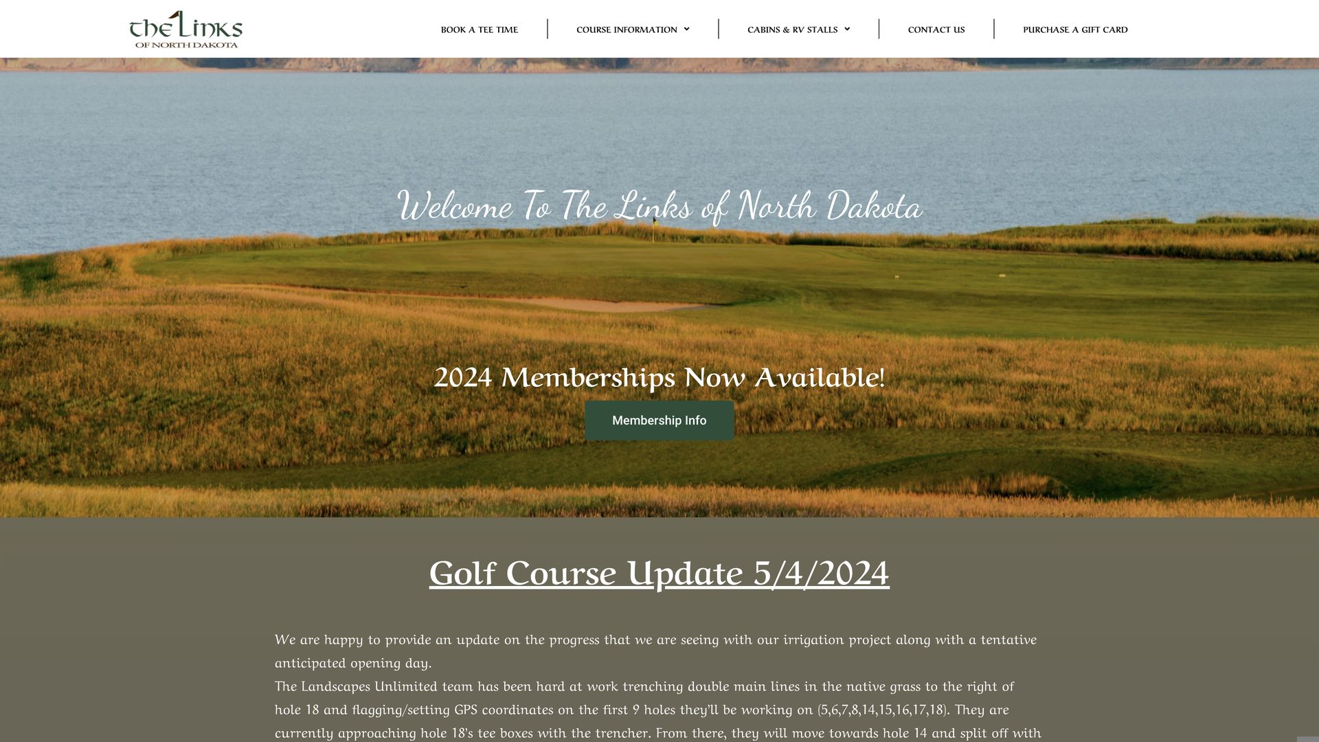 Golf Course Company The Links of North Dakota