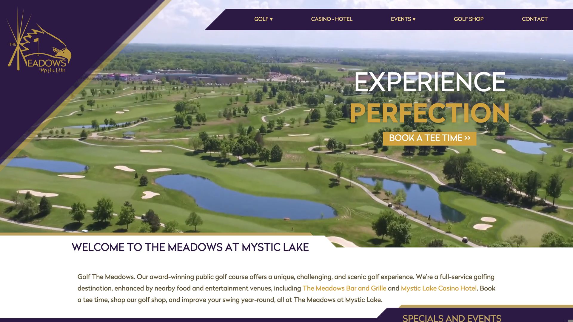 Golf Course Company The Meadows at Mystic Lake