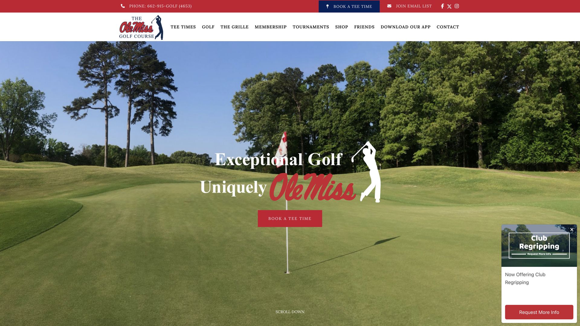 Golf Course Company The Ole Miss Golf Course