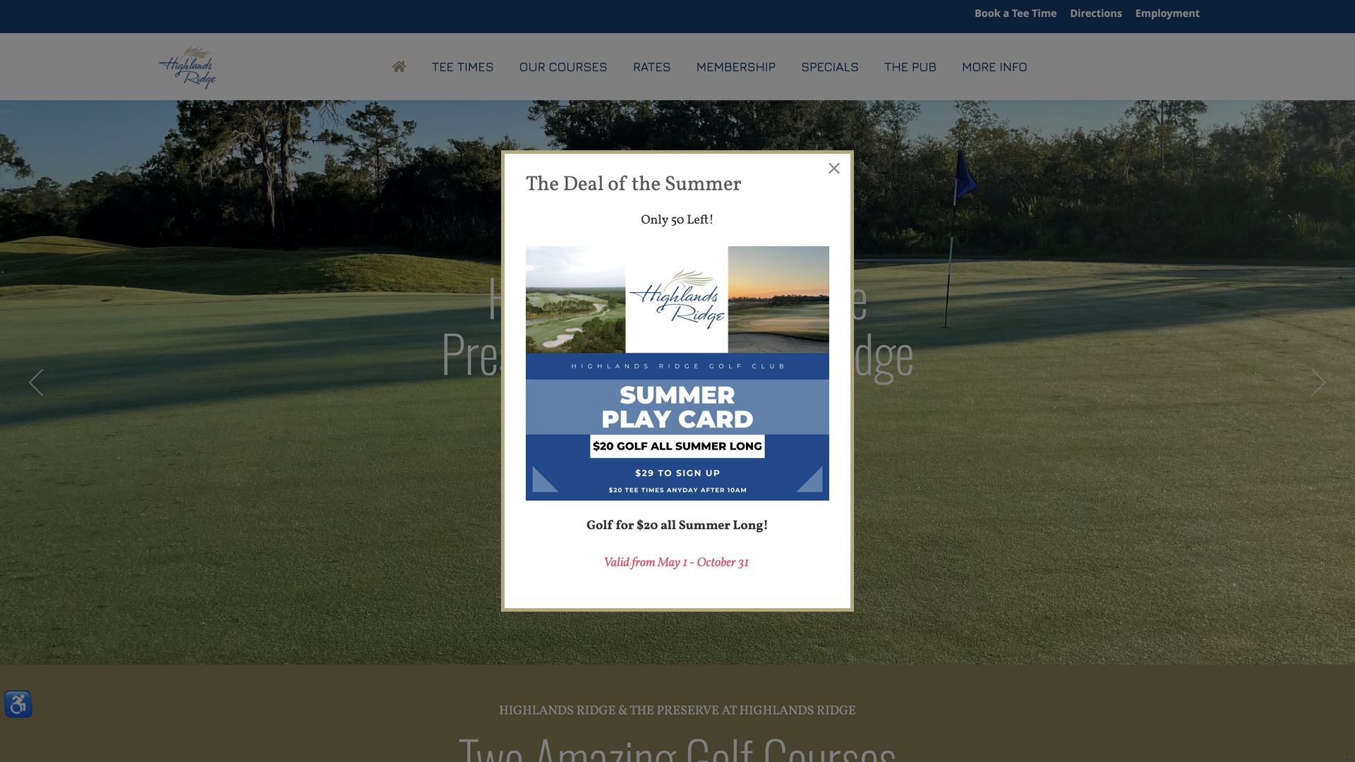 Golf Course Company The Preserve at Highlands Ridge Golf Course