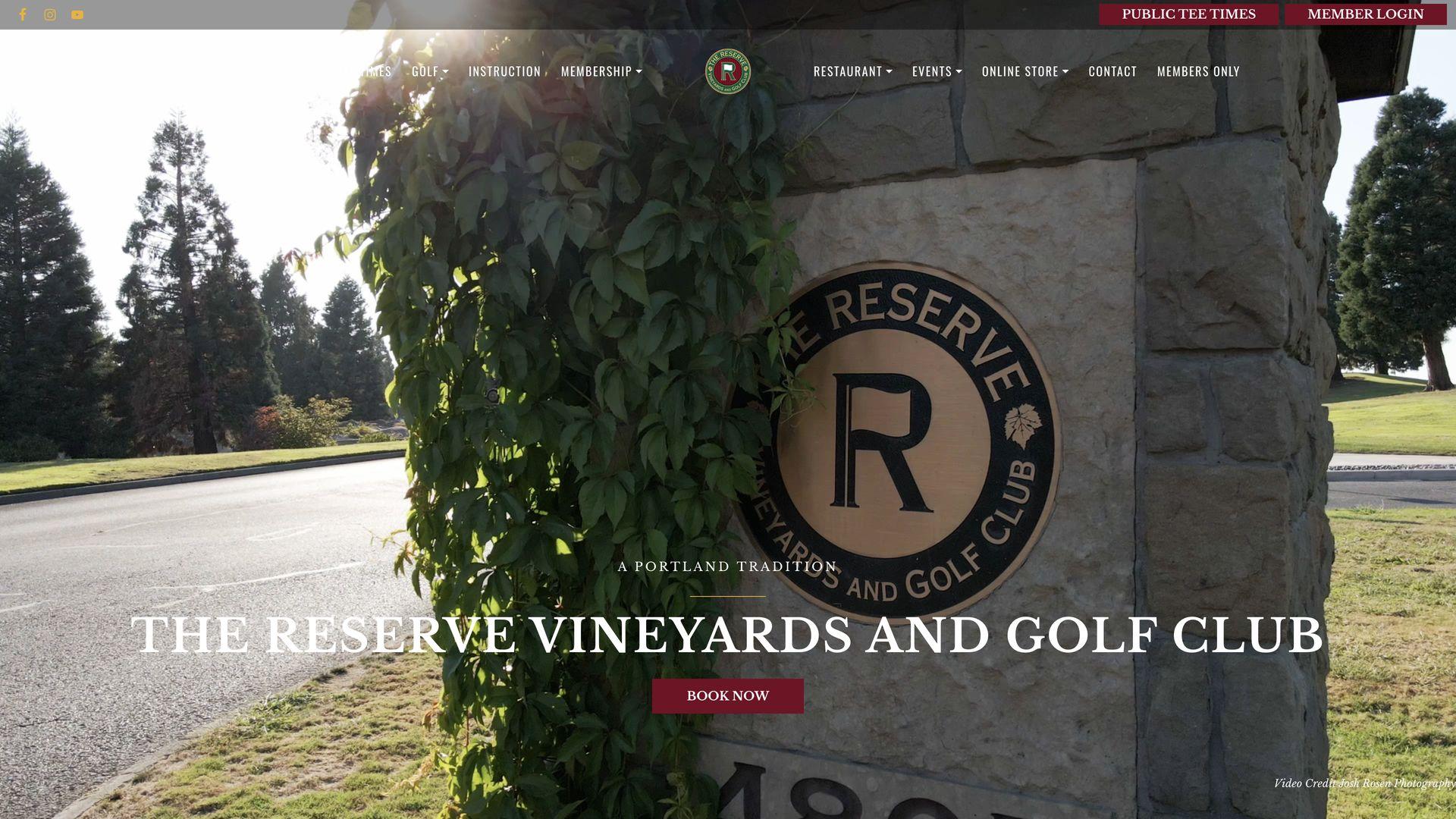 Golf Course Company The Reserve Vineyard & Golf Club