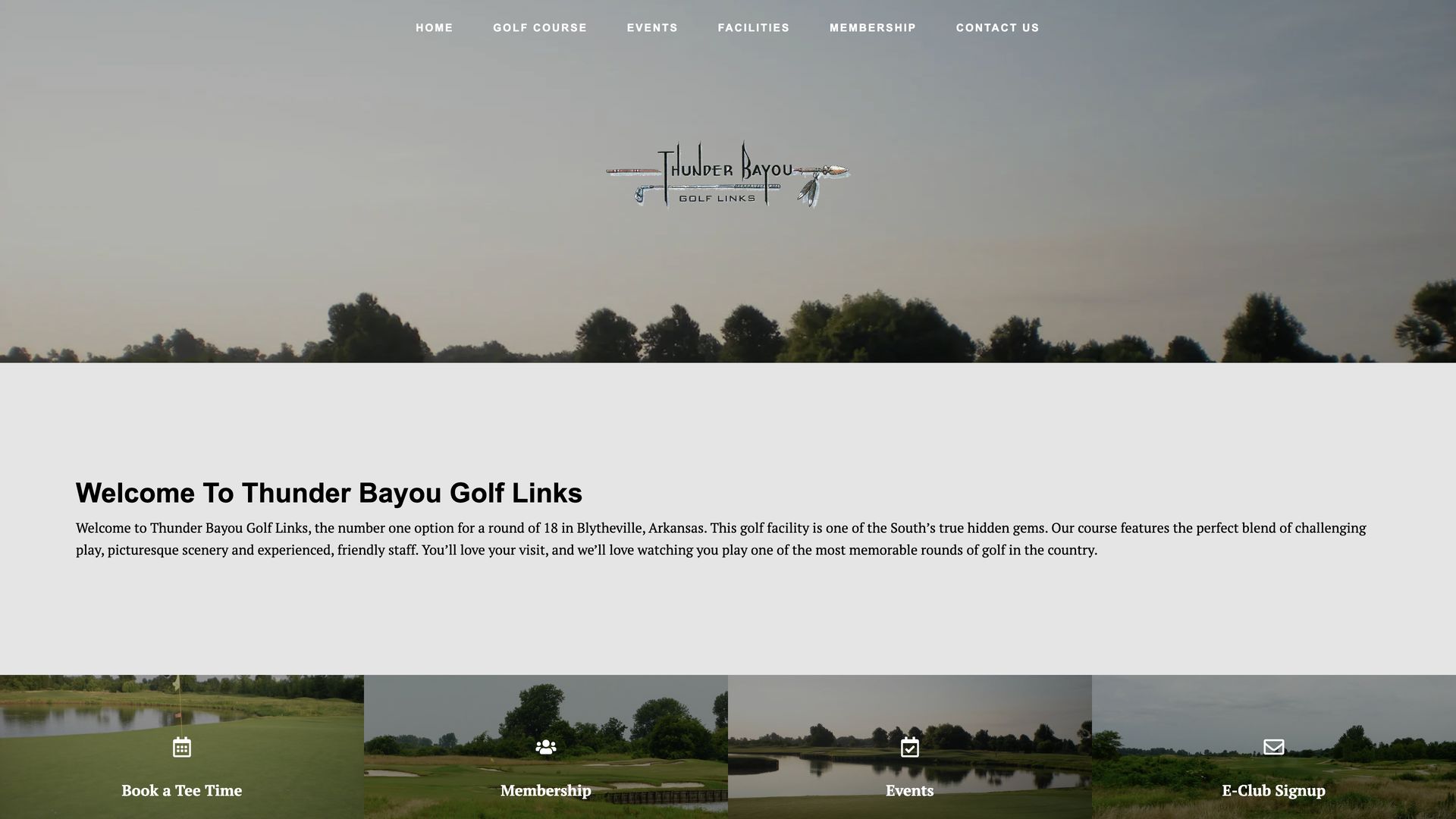 Golf Course Company Thunder Bayou Golf Links