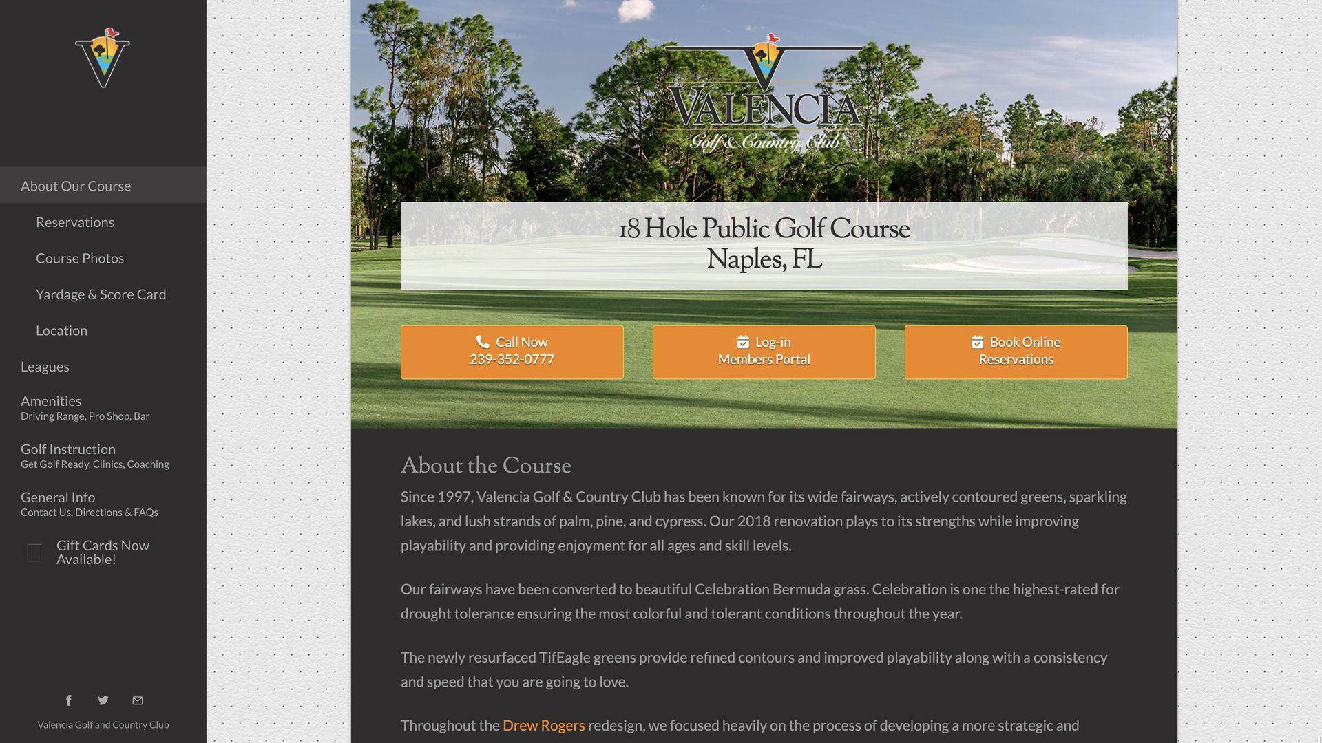 Golf Course Company Valencia Golf & Country Club