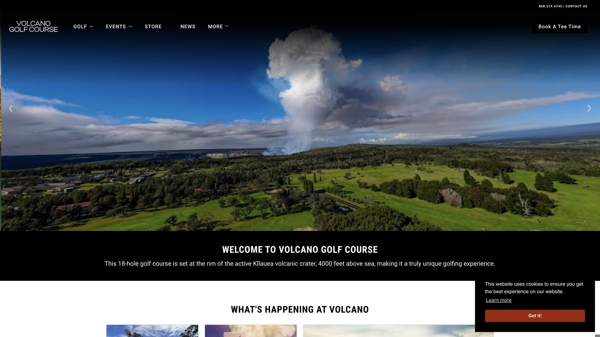 Golf Course Company Volcano Golf Course