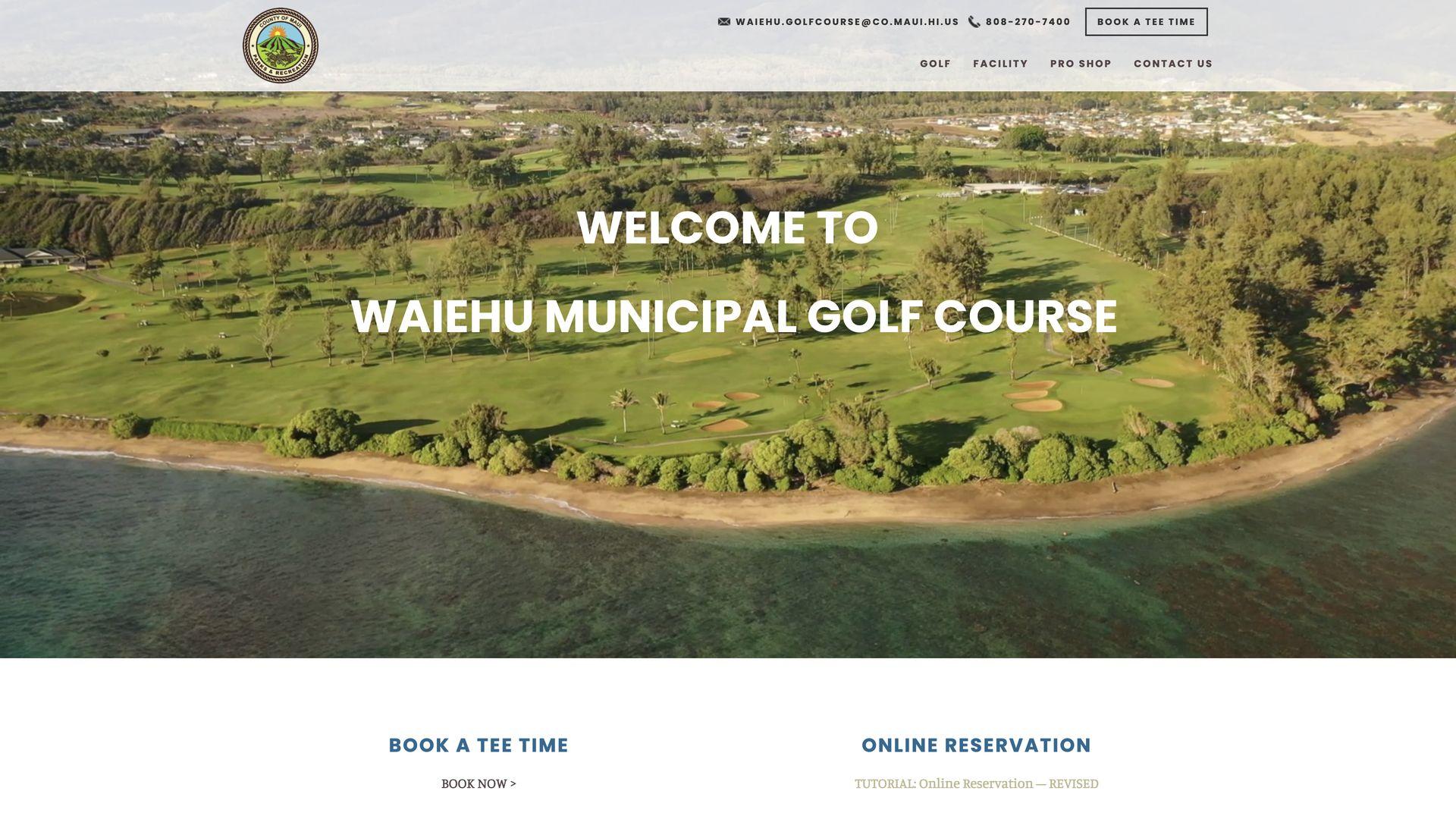 Golf Course Company Waiehu Municipal Golf Course