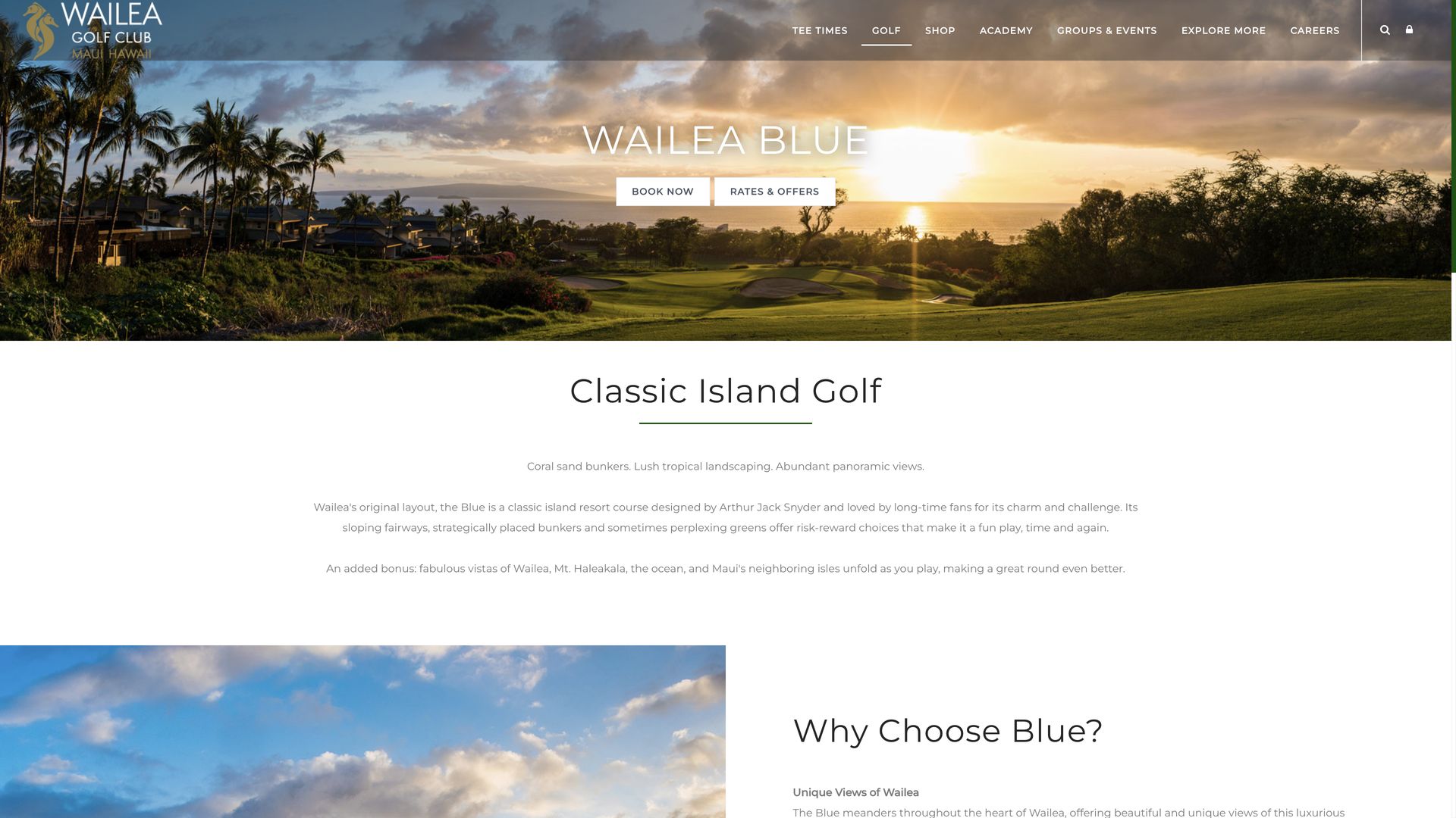 Golf Course Company Wailea Blue Golf Course