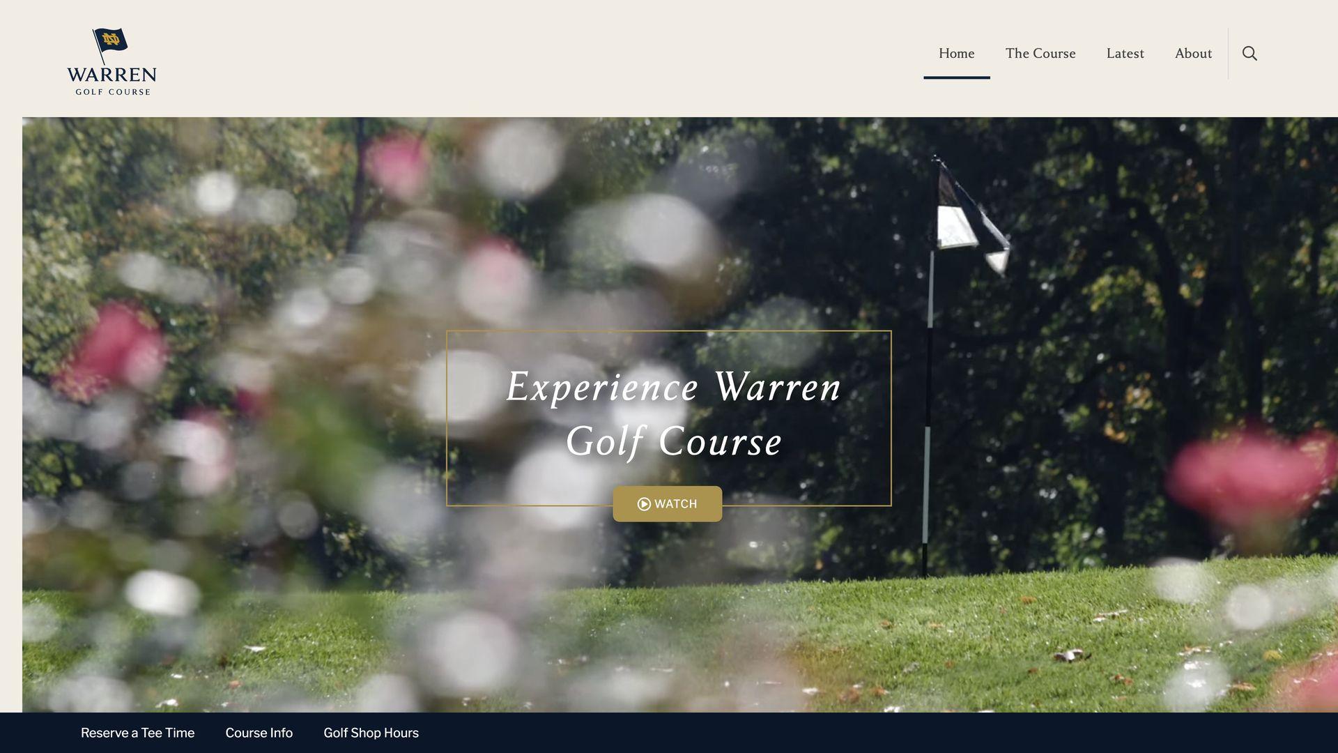 Golf Course Company Warren Golf Course