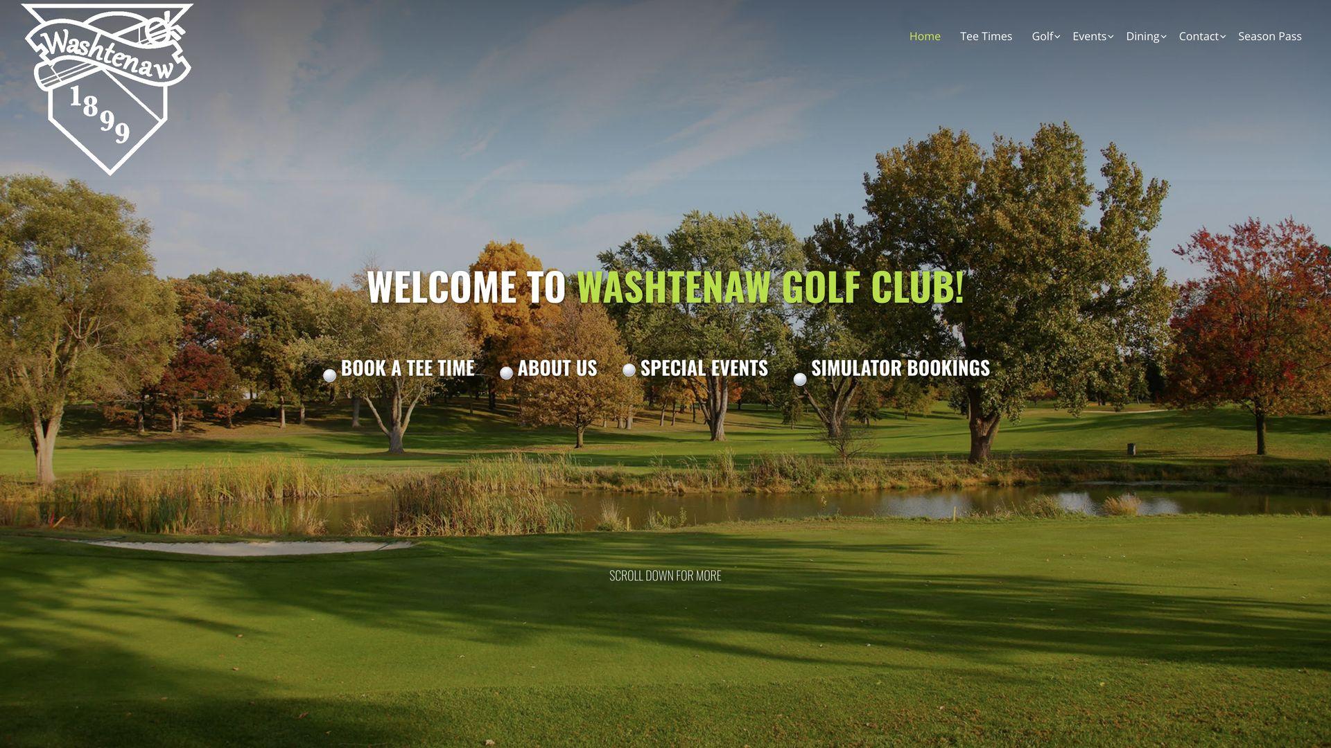 Golf Course Company Washtenaw Golf Club