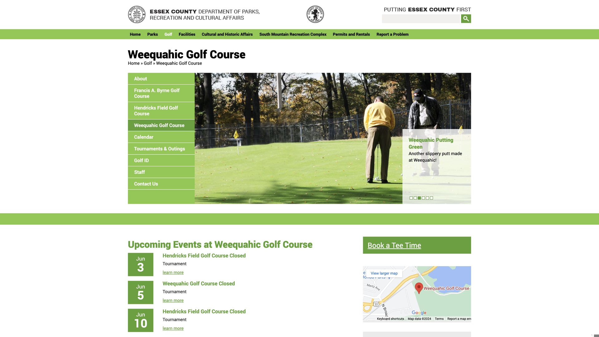 Golf Course Company Weequahic Golf Course