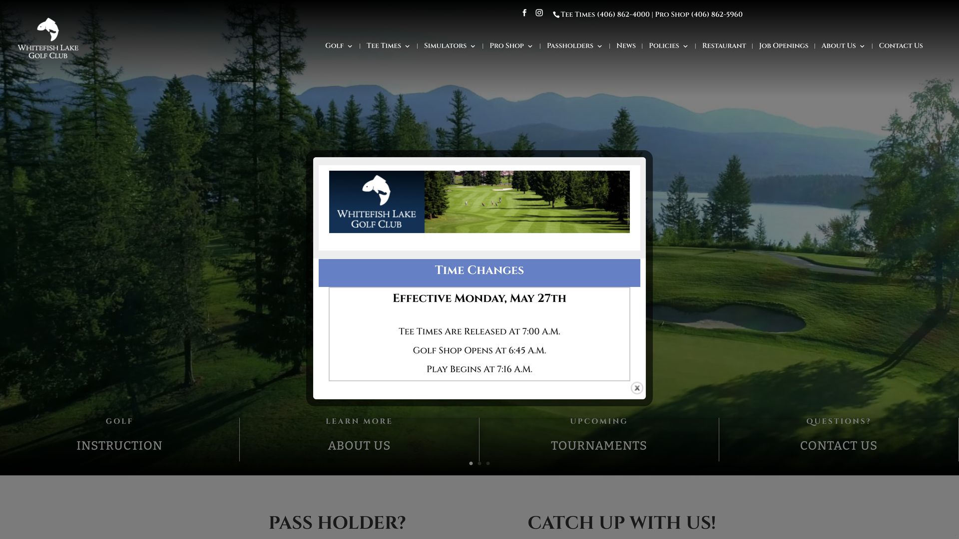 Golf Course Company Whitefish Lake Golf Club