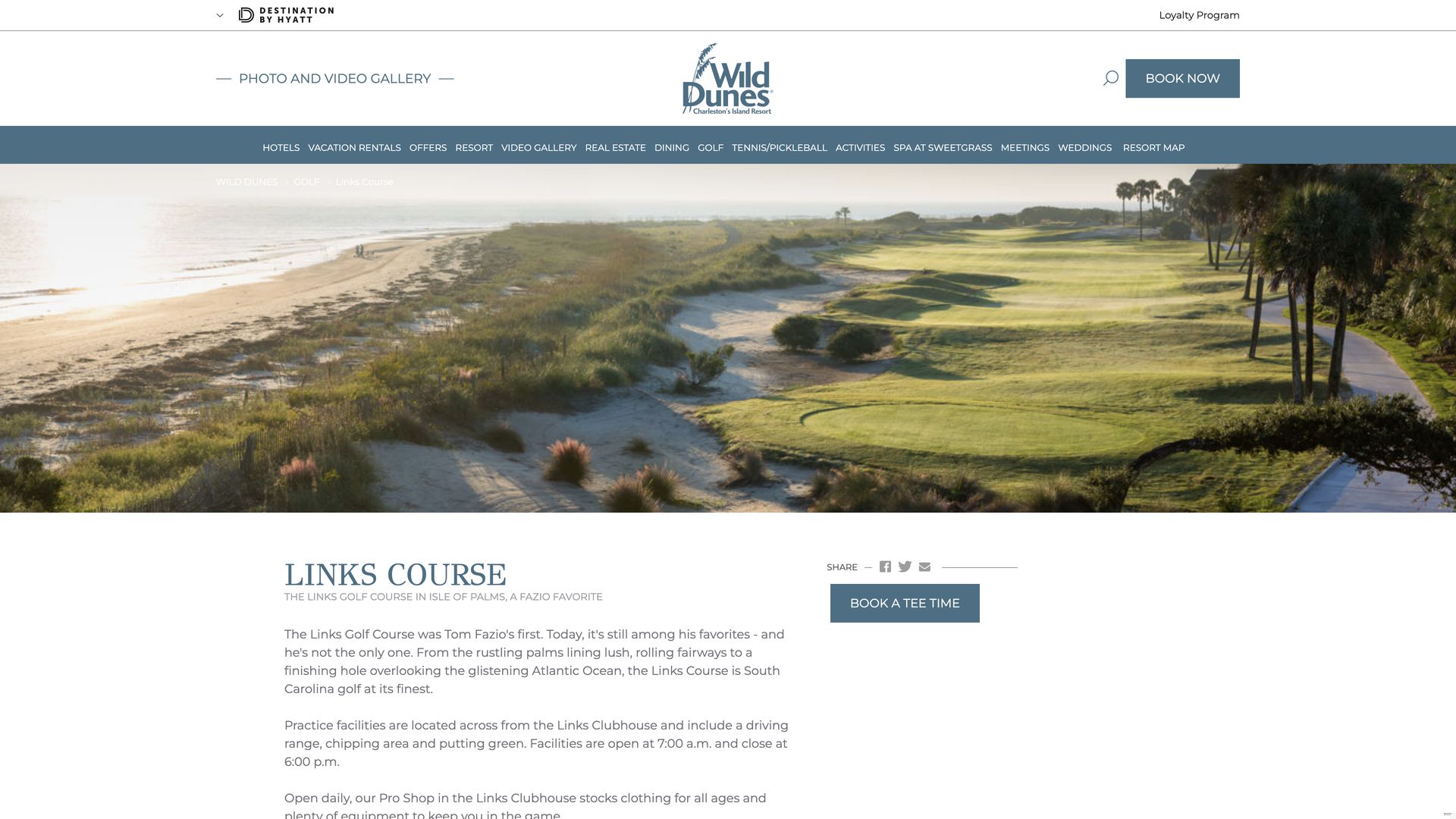 Golf Course Company Wild Dunes Links Golf Course