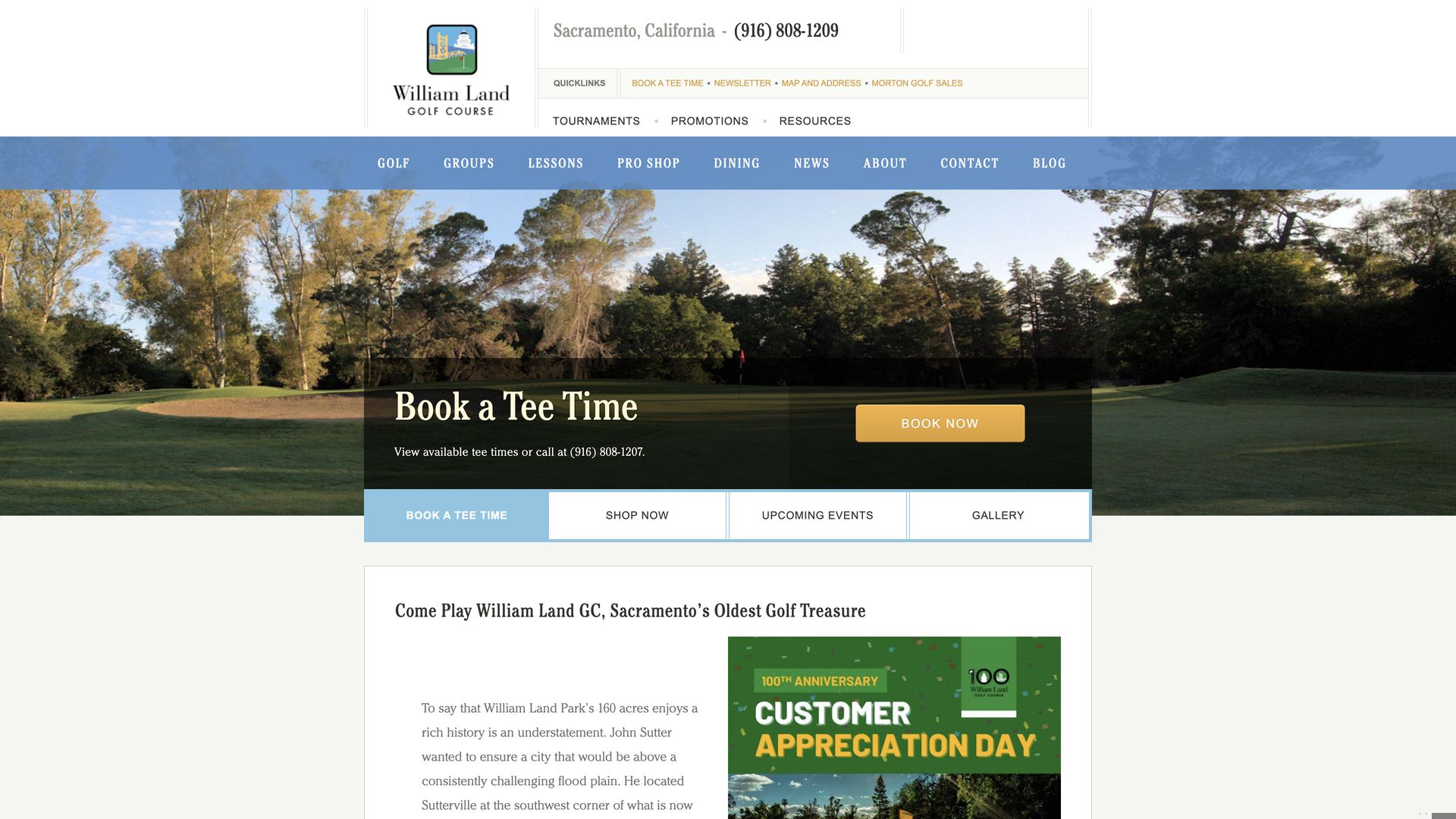 Golf Course Company William Land Golf Course