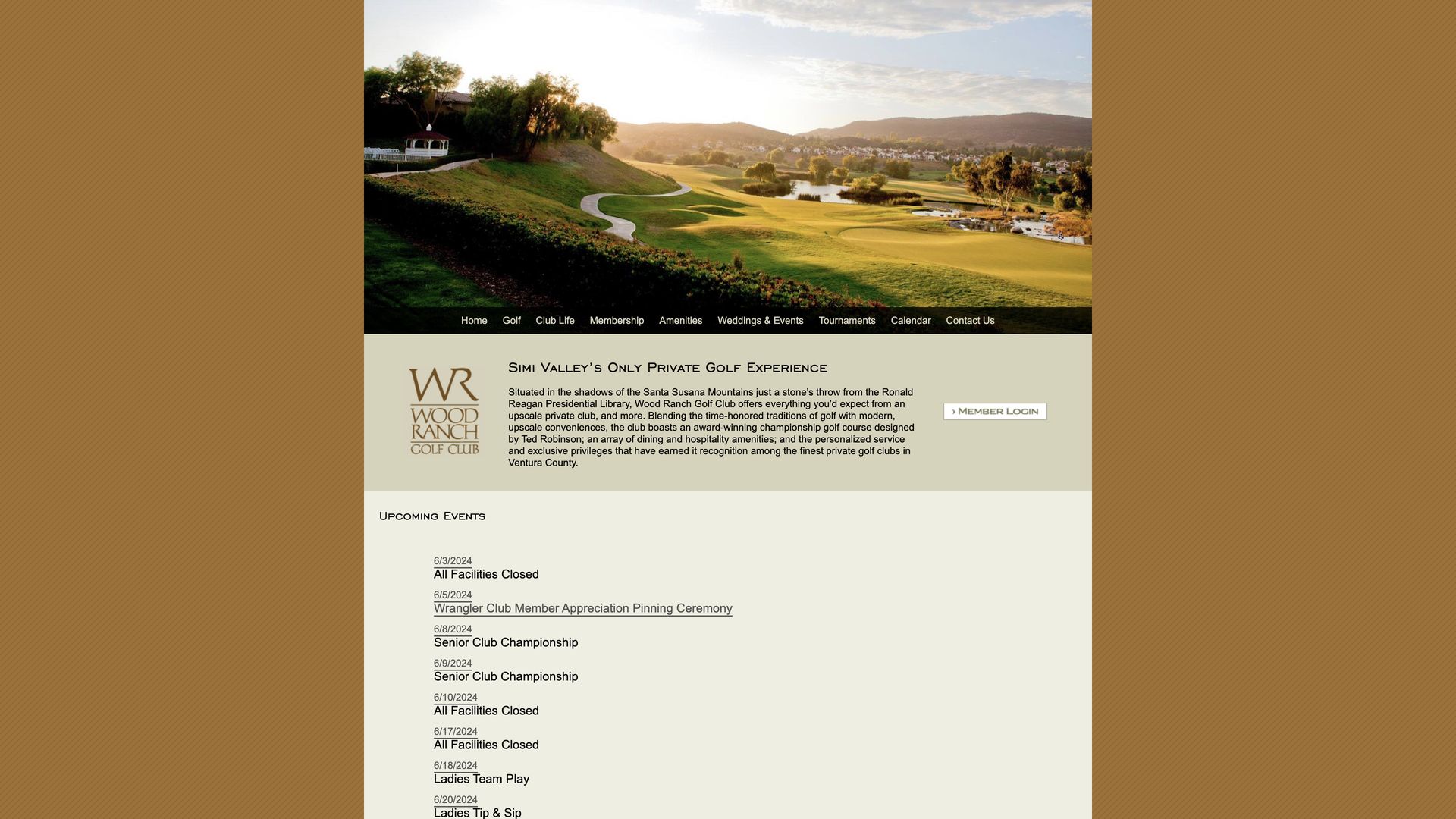 Golf Course Company Wood Ranch Golf Club